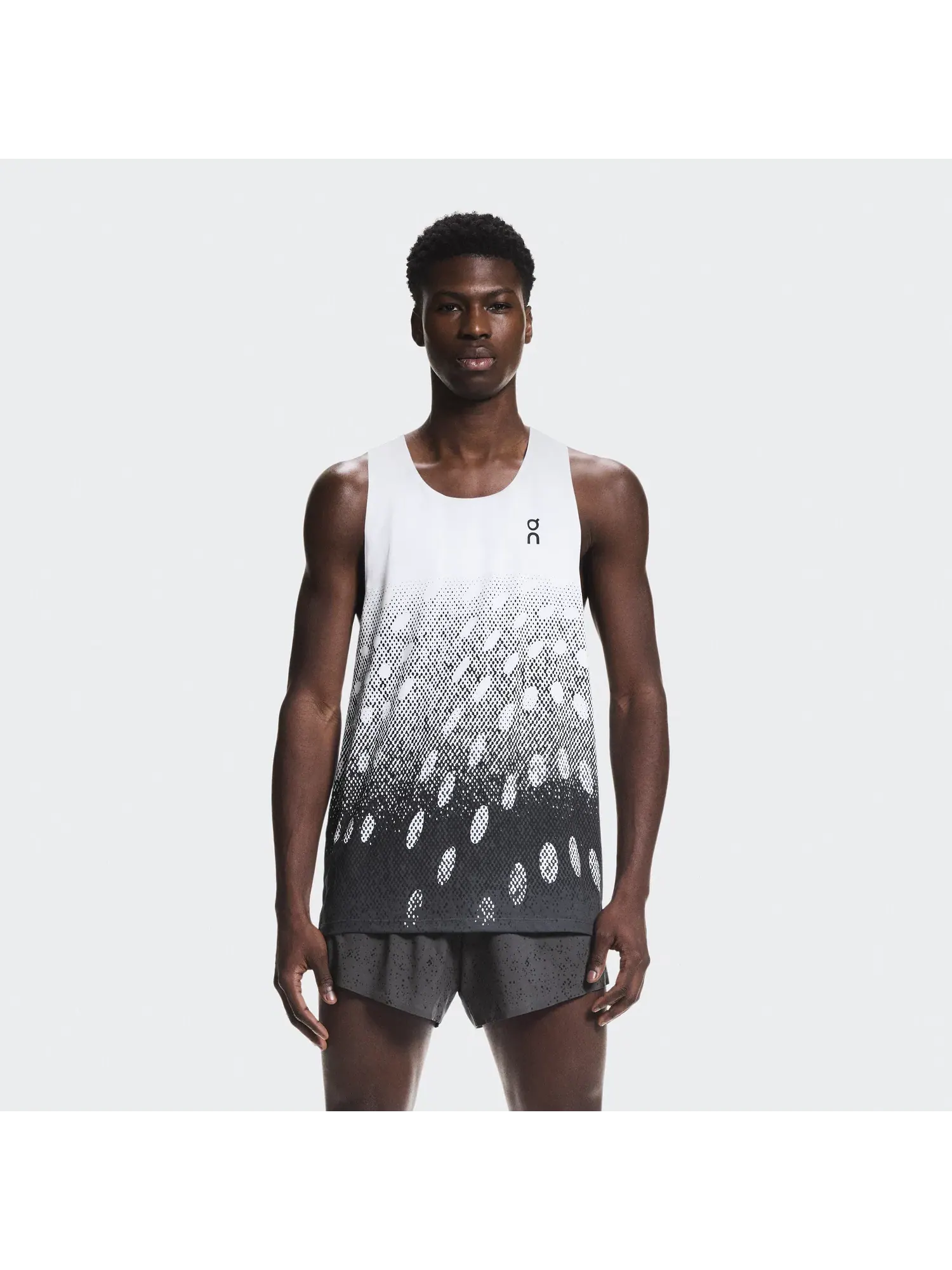 Мужская майка для бега ультралегкая с графичным принтом Zero Singlet On — 7