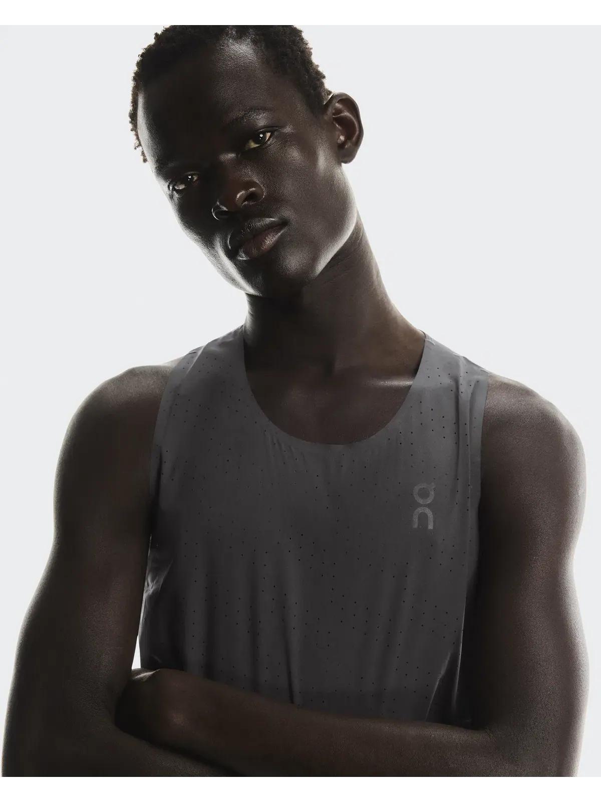 Мужская майка для бега с перфорацией Race Singlet On — 6