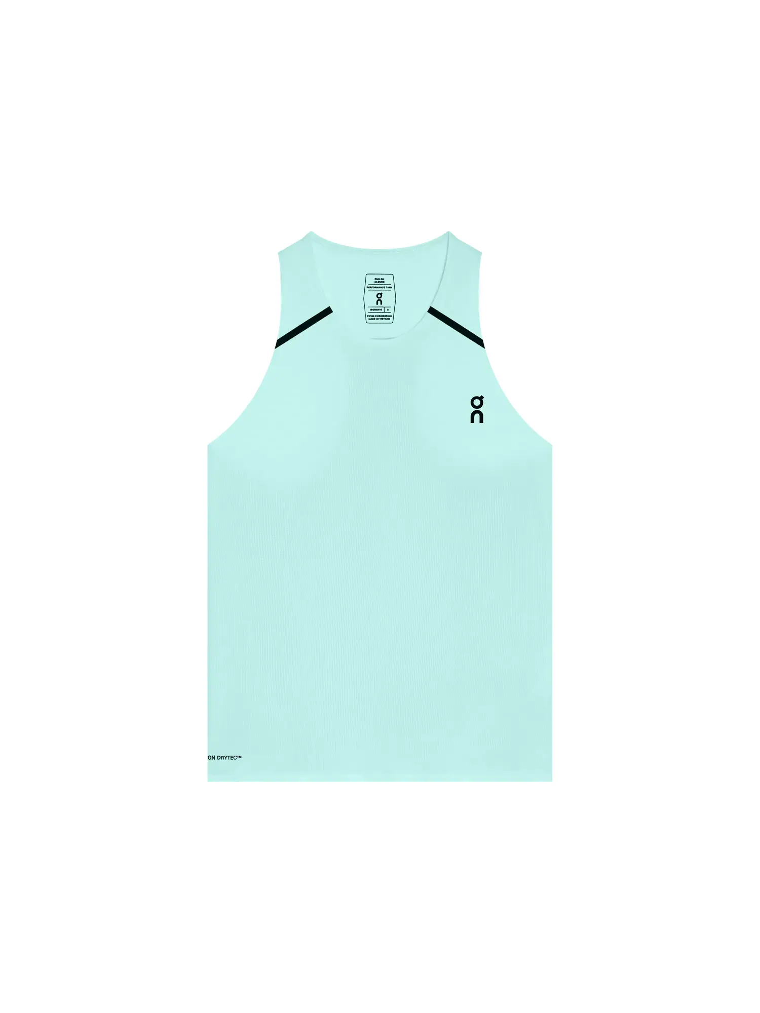 Женская беговая майка без рукавов с технологией DryTec Performance Tank On, Flurry Aquamarine — 1