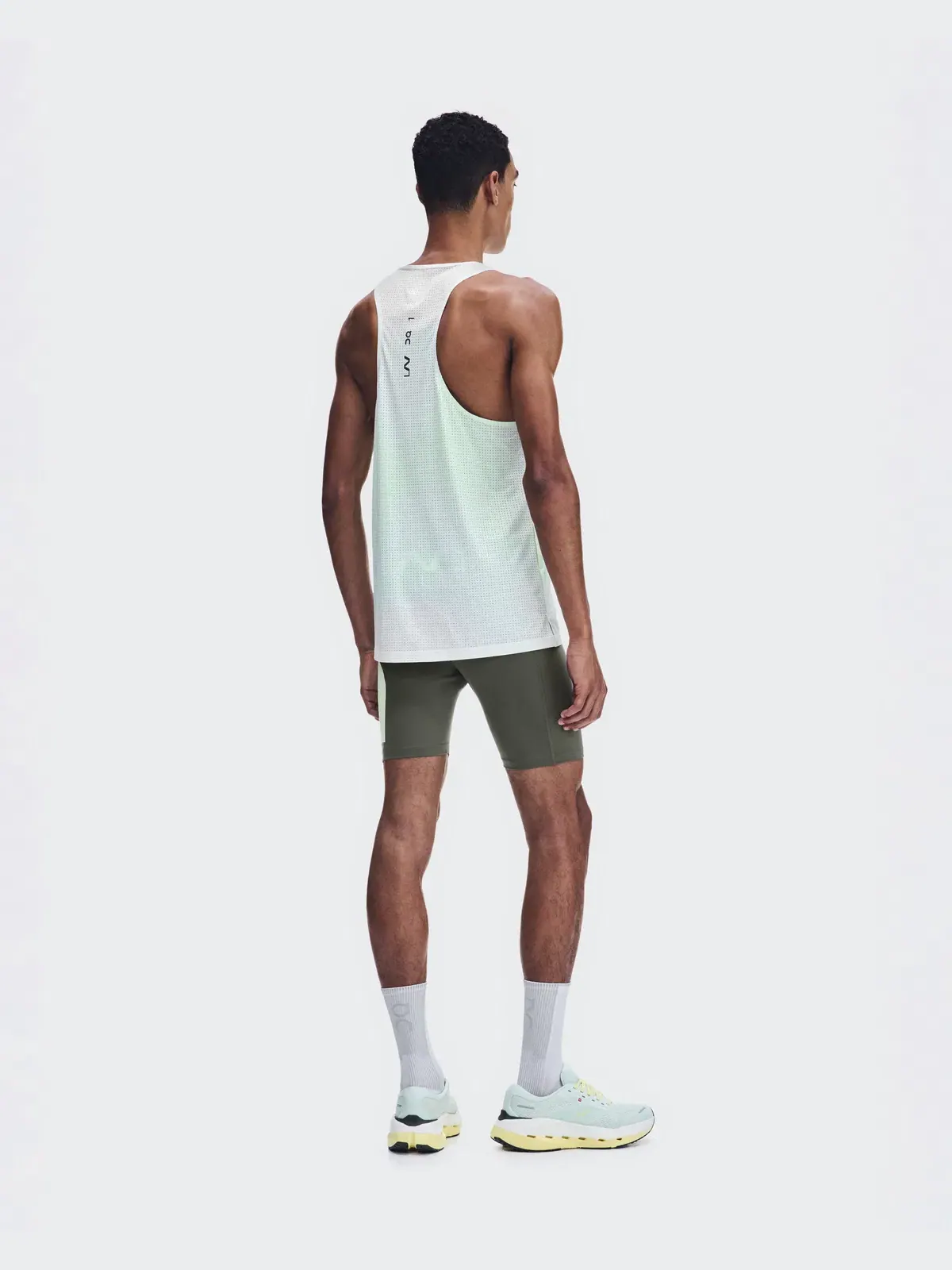 Мужская беговая майка-синглет с плиссированной конструкцией Race Singlet LN1 On, Fresco — 4