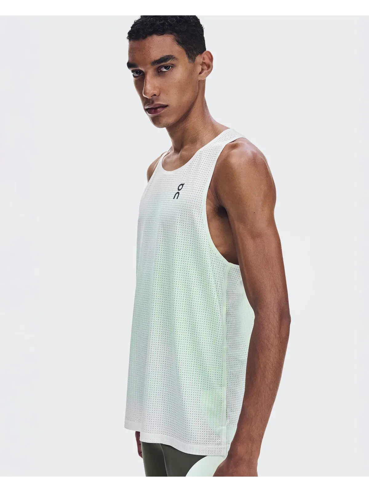 Мужская беговая майка-синглет с плиссированной конструкцией Race Singlet LN1 On, Fresco — 6