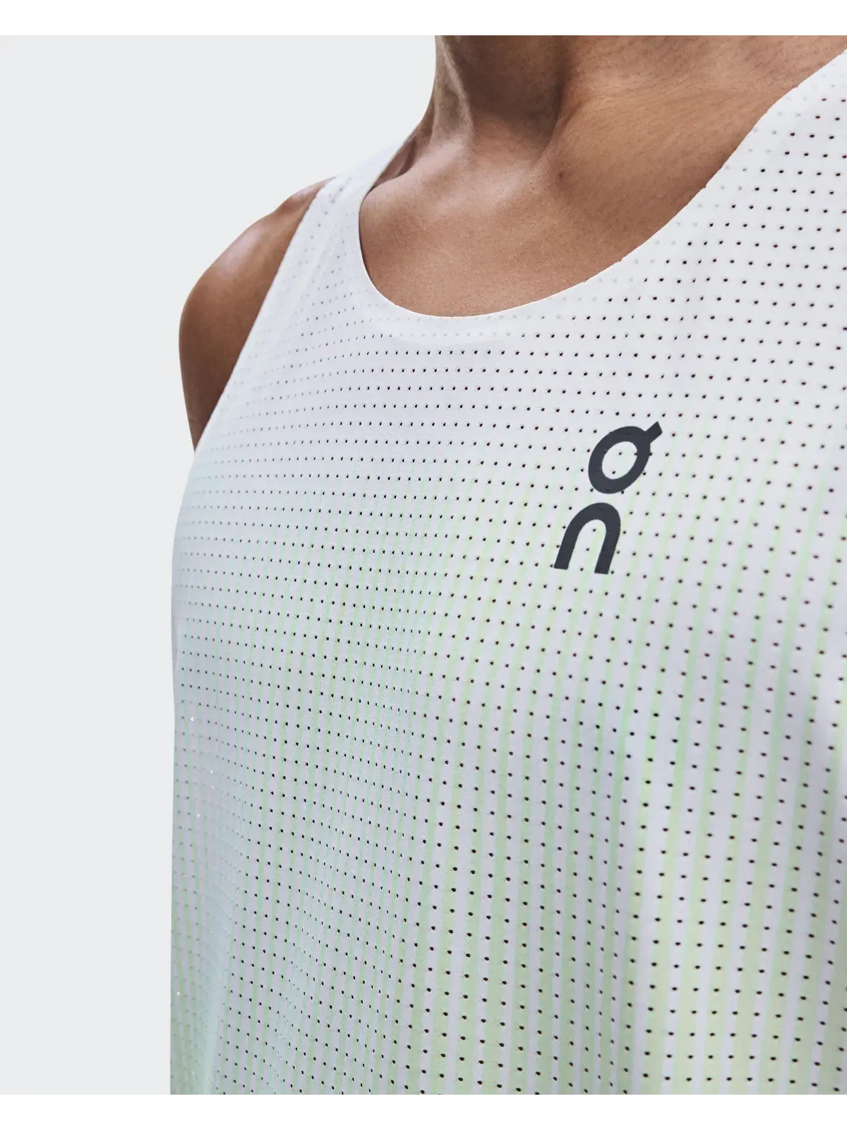Мужская беговая майка-синглет с плиссированной конструкцией Race Singlet LN1 On, Fresco — 8