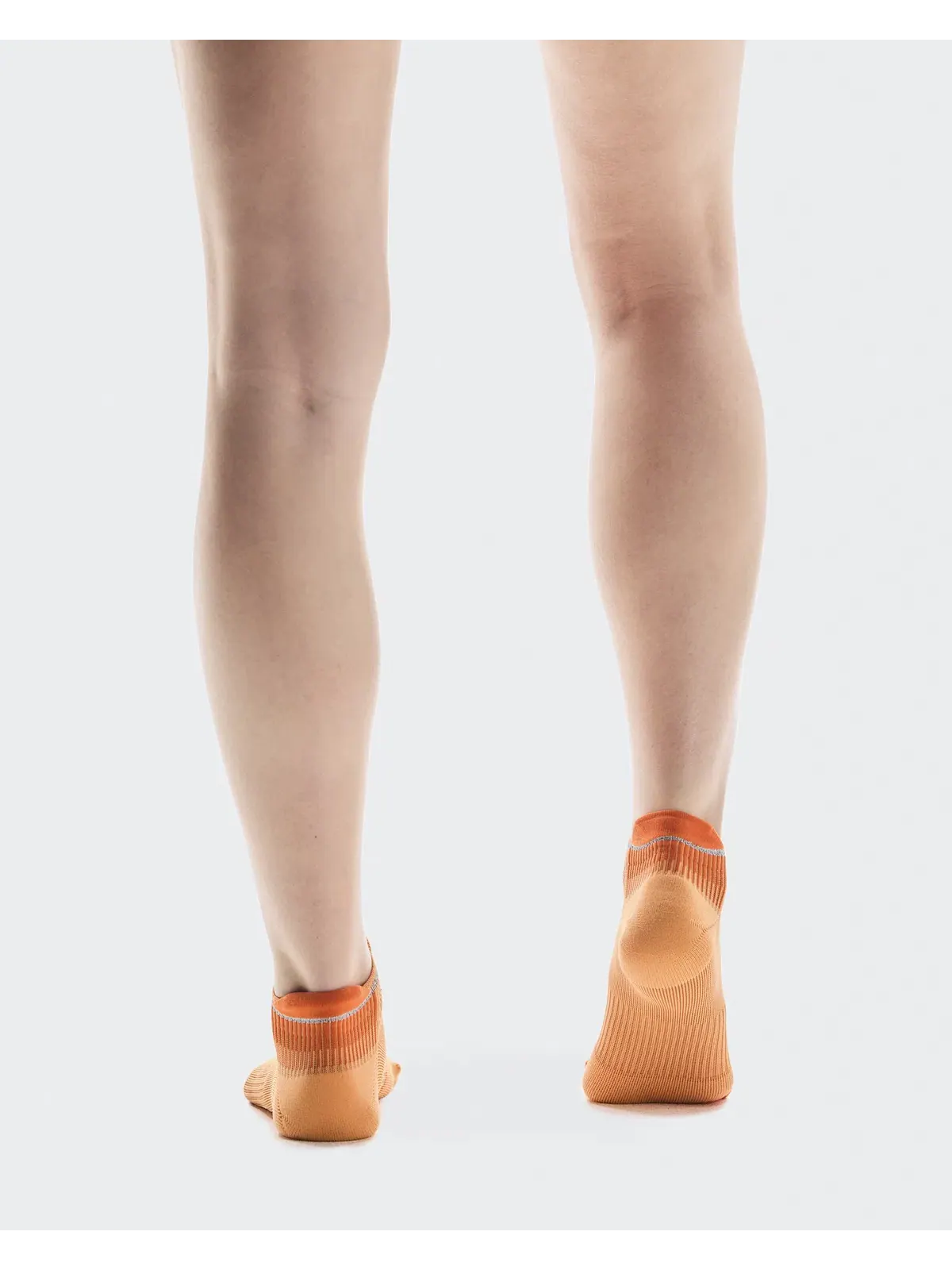 Беговые носки низкие с амортизацией Performance Run Sock Low On, Tangerine Flame — 4
