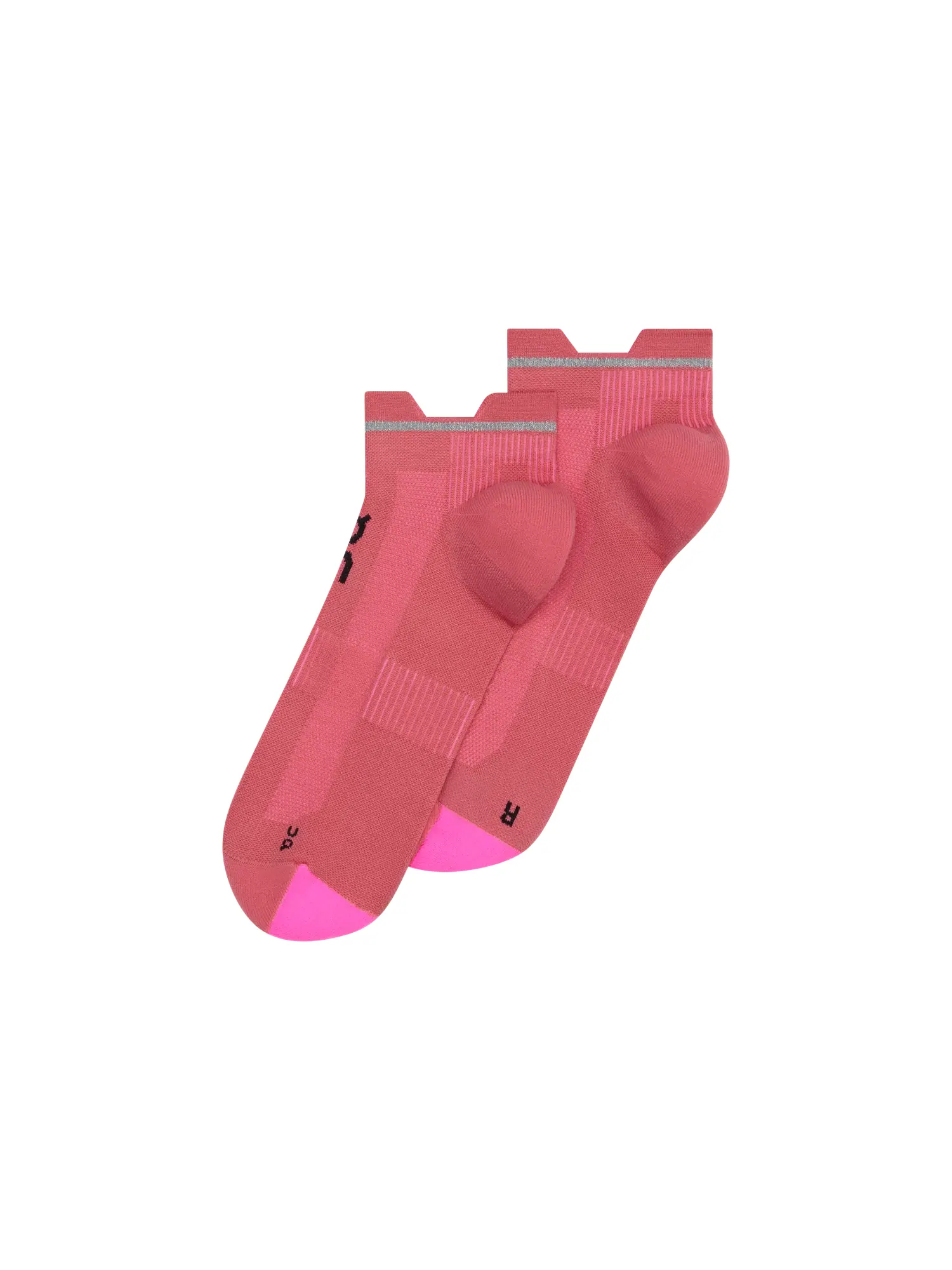 Беговые носки низкие с компрессионными зонами Elite Run Sock Low On, Camellia Azalea — 1