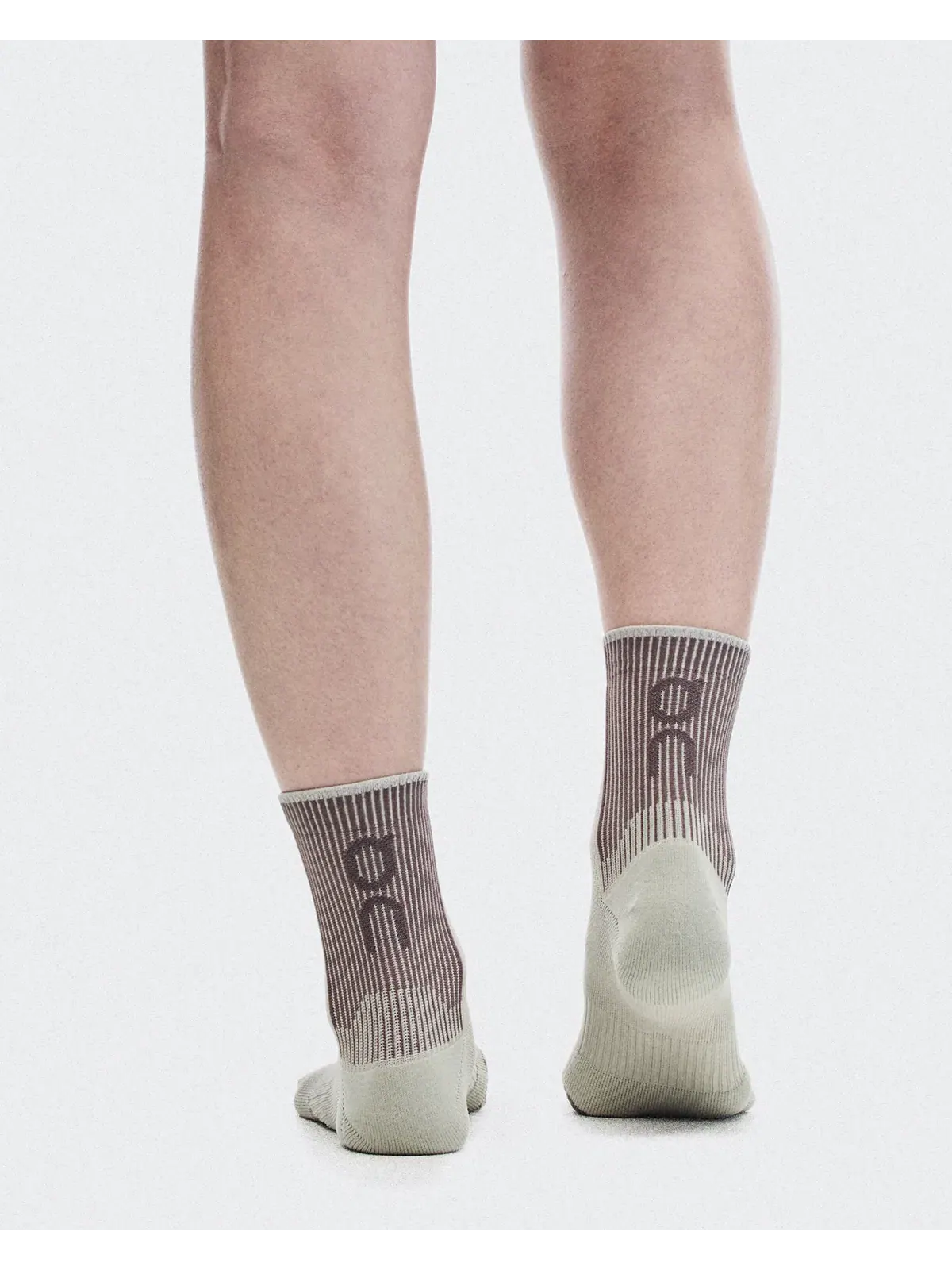 Носки для бега с усиленной амортизацией Performance Run Sock Mid On, Brume/Clove — 4