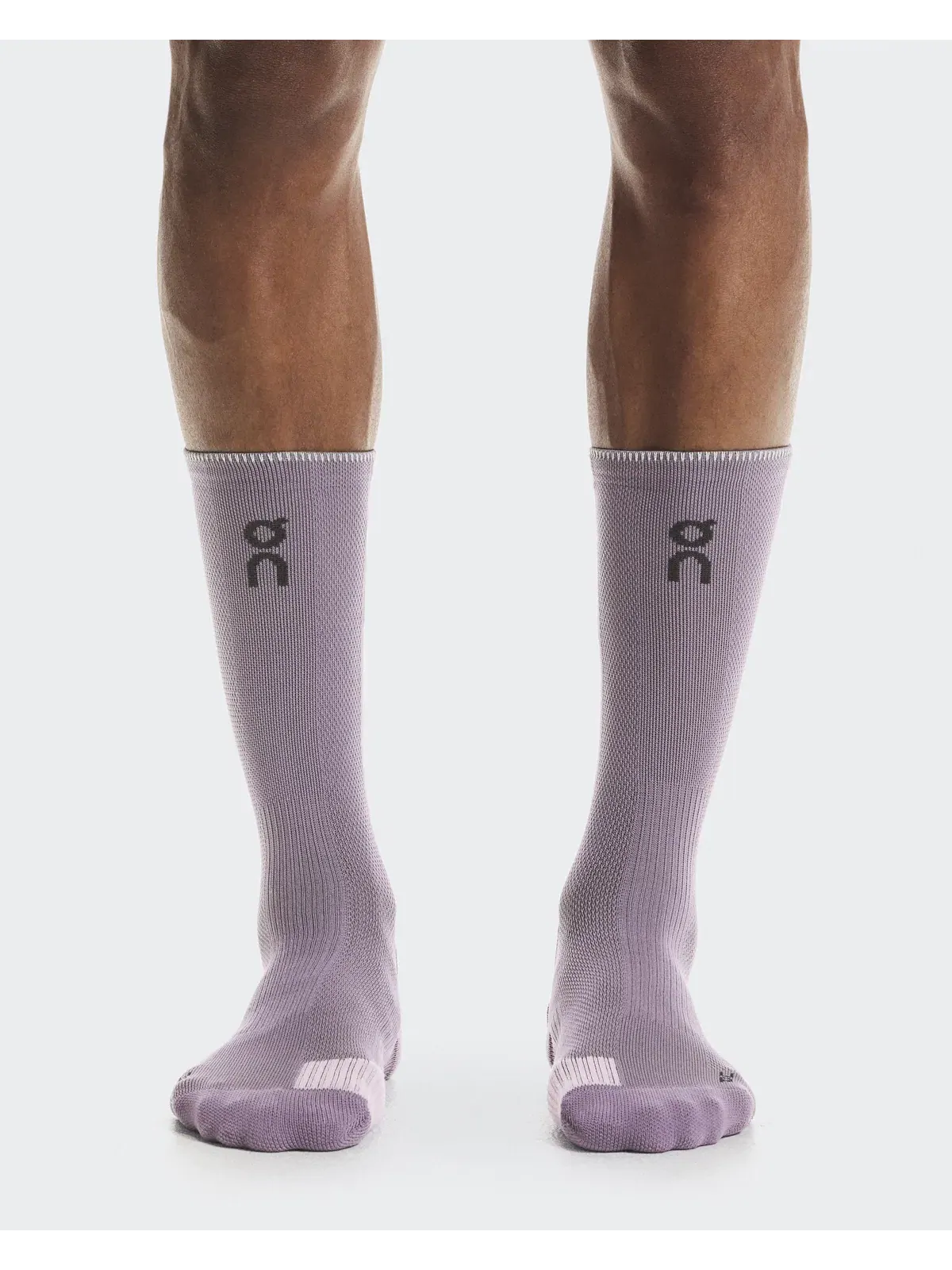 Высокие беговые носки с амортизацией Performance Run Sock High On, Dewberry/Sakura — 2