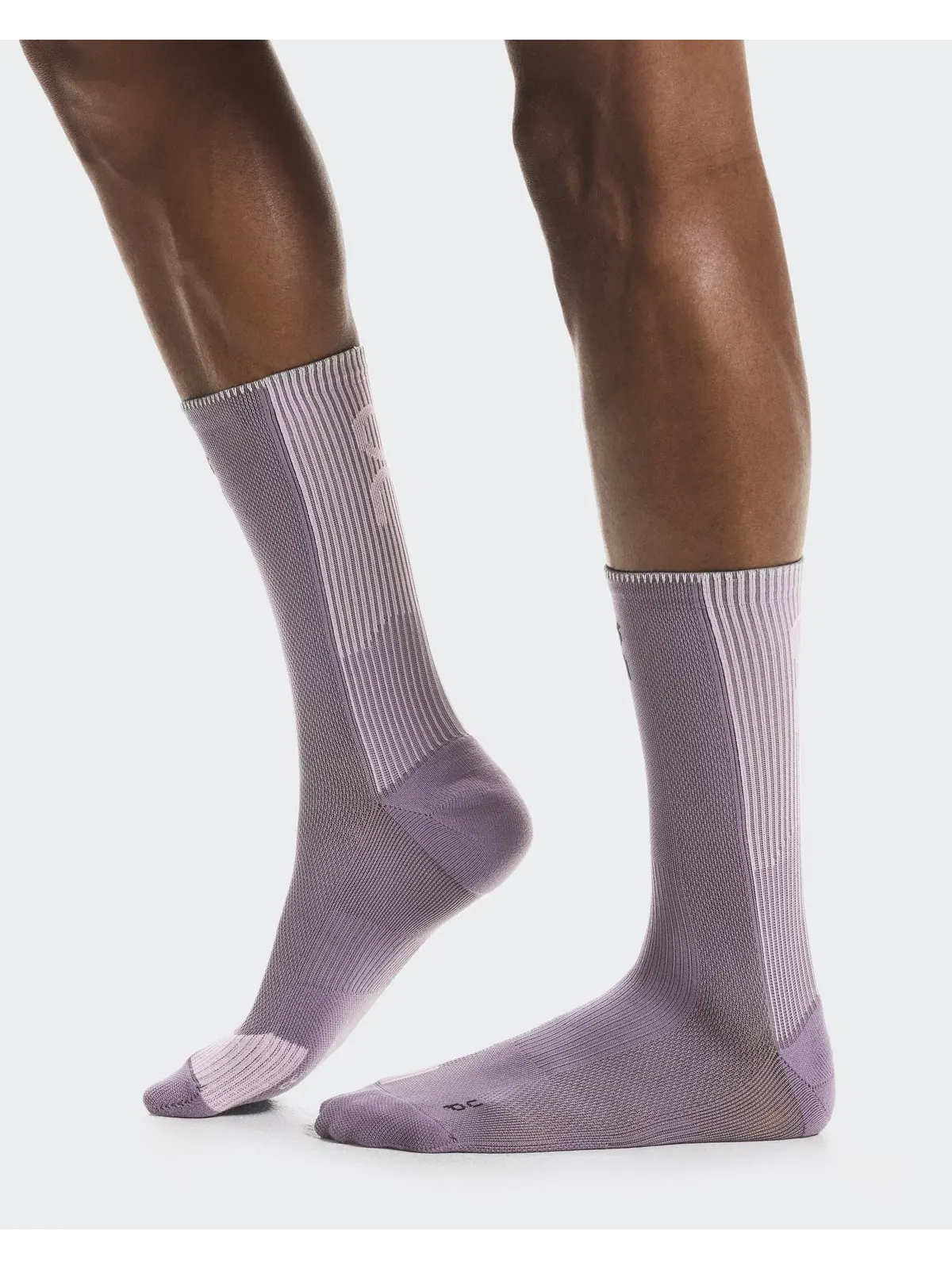 Высокие беговые носки с амортизацией Performance Run Sock High On, Dewberry/Sakura — 3