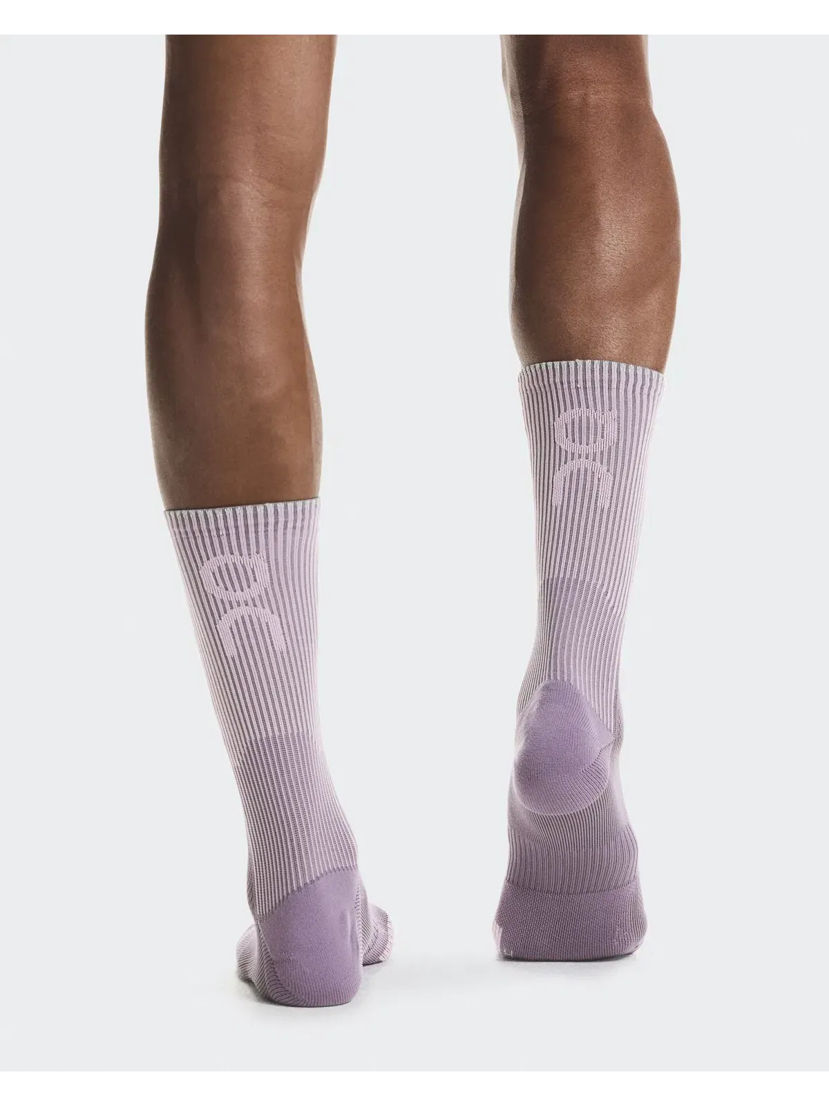 Высокие беговые носки с амортизацией Performance Run Sock High On, Dewberry/Sakura — 4