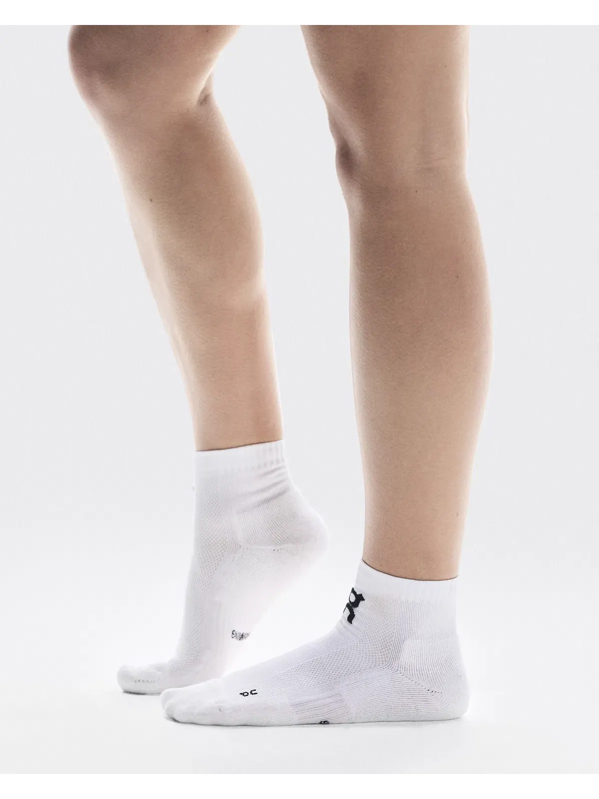 Носки спортивные с усиленной амортизацией, комплект из двух пар, Core Run Sock Mid, On — 3