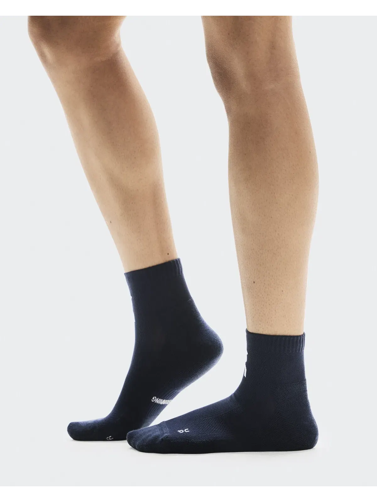 Детские носки для бега с усиленной амортизацией комплект 2 пары Core Run Sock Mid On — 3