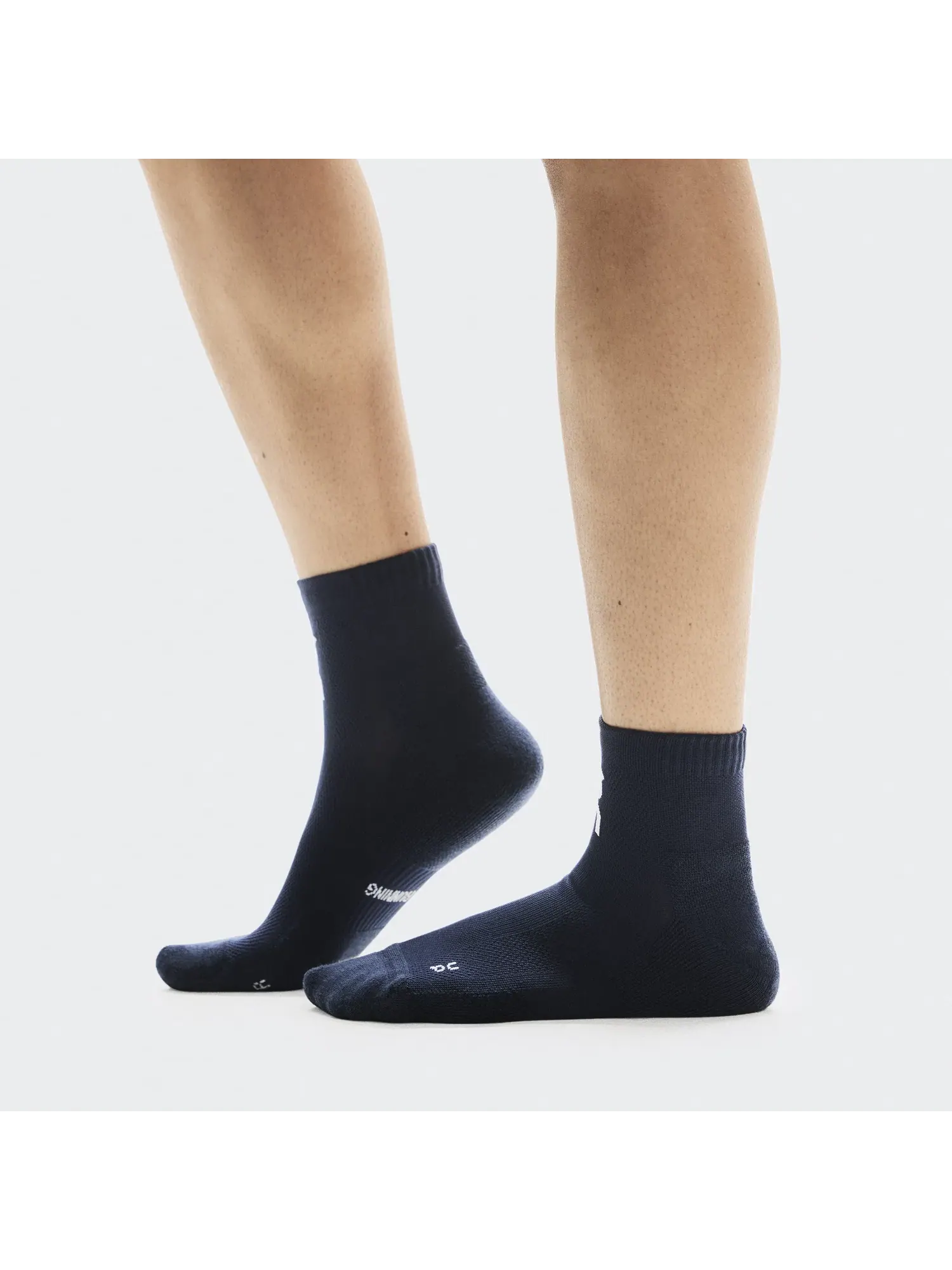 Детские носки для бега с усиленной амортизацией комплект 2 пары Core Run Sock Mid On — 5