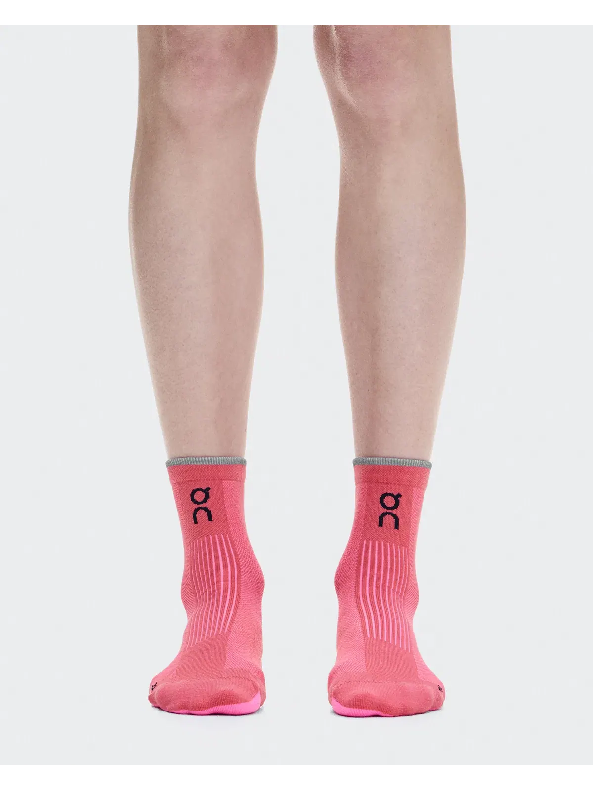 Беговые носки с амортизацией Elite Run Sock Mid On, Camellia/Azalea — 2