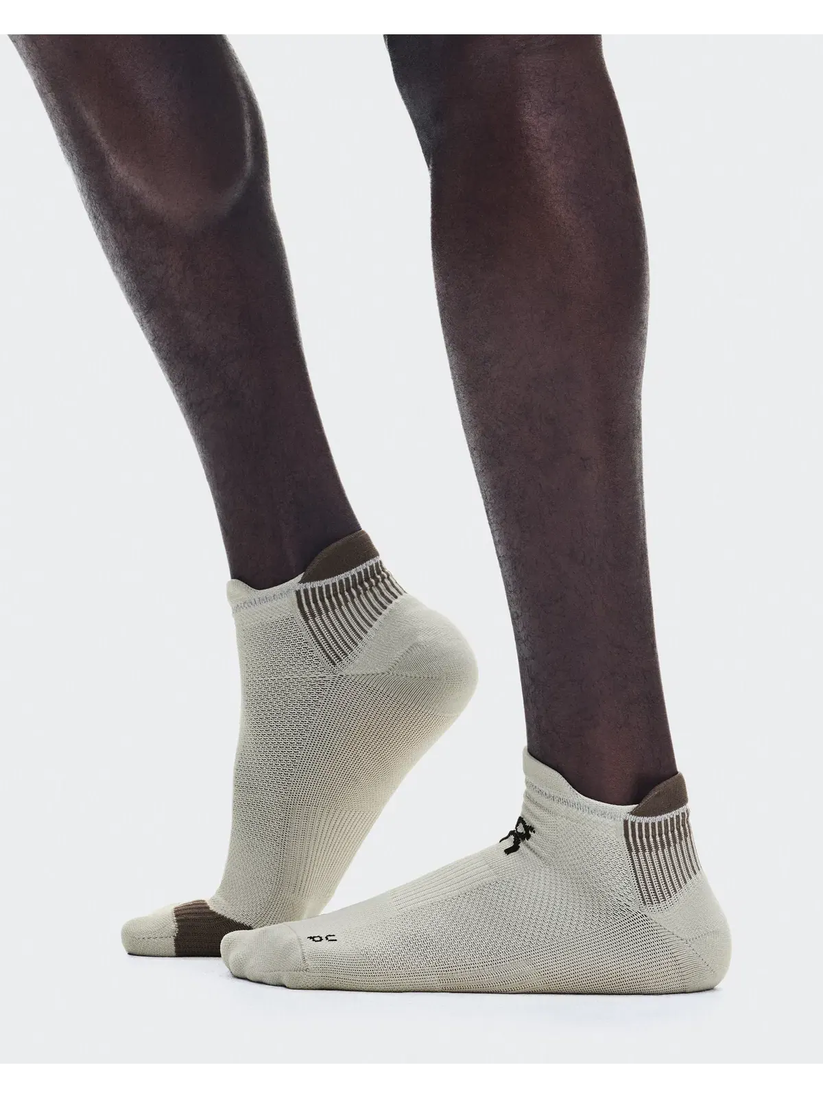 Беговые носки низкие с амортизацией Performance Run Sock Low On, Brume Clove — 3