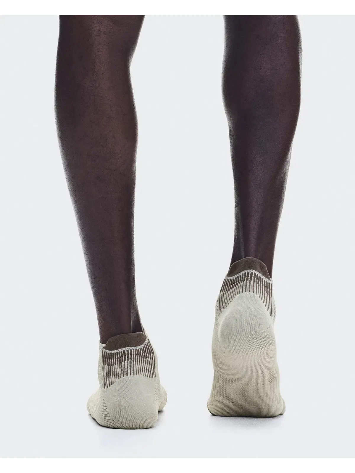 Беговые носки низкие с амортизацией Performance Run Sock Low On, Brume Clove — 4