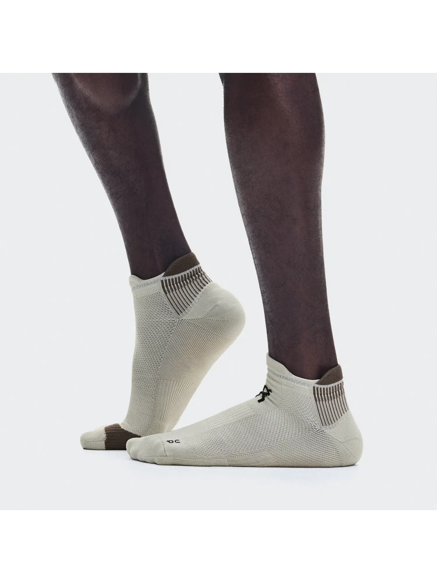 Беговые носки низкие с амортизацией Performance Run Sock Low On, Brume Clove — 5