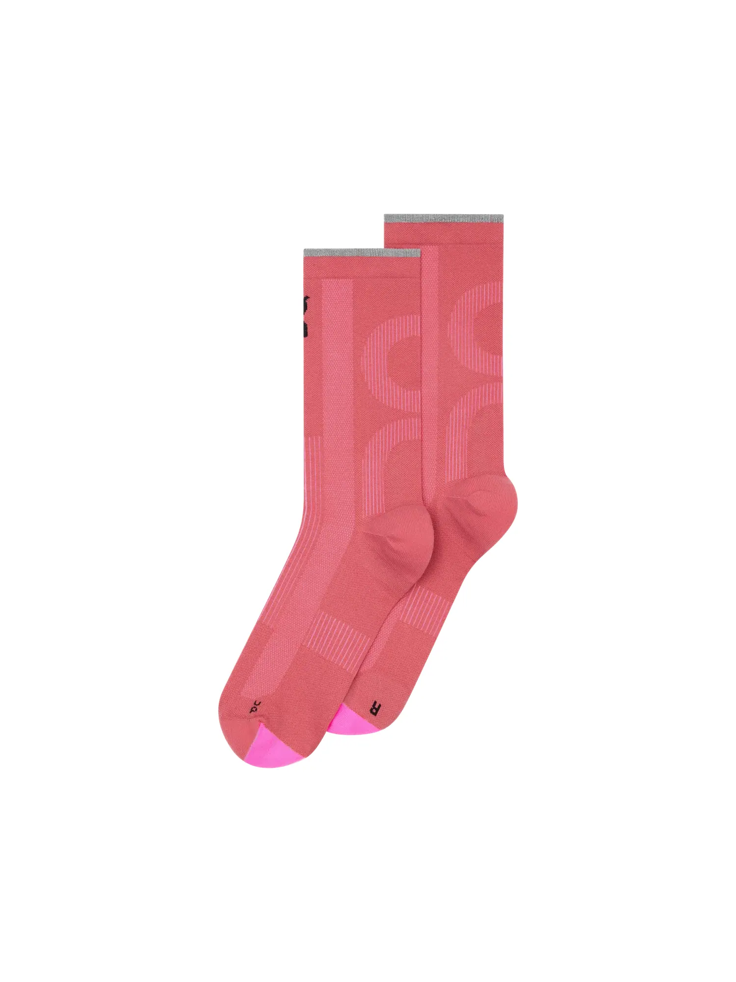 Высокие беговые носки с компрессионными зонами Elite Run Sock High On, Camellia Azalea — 1