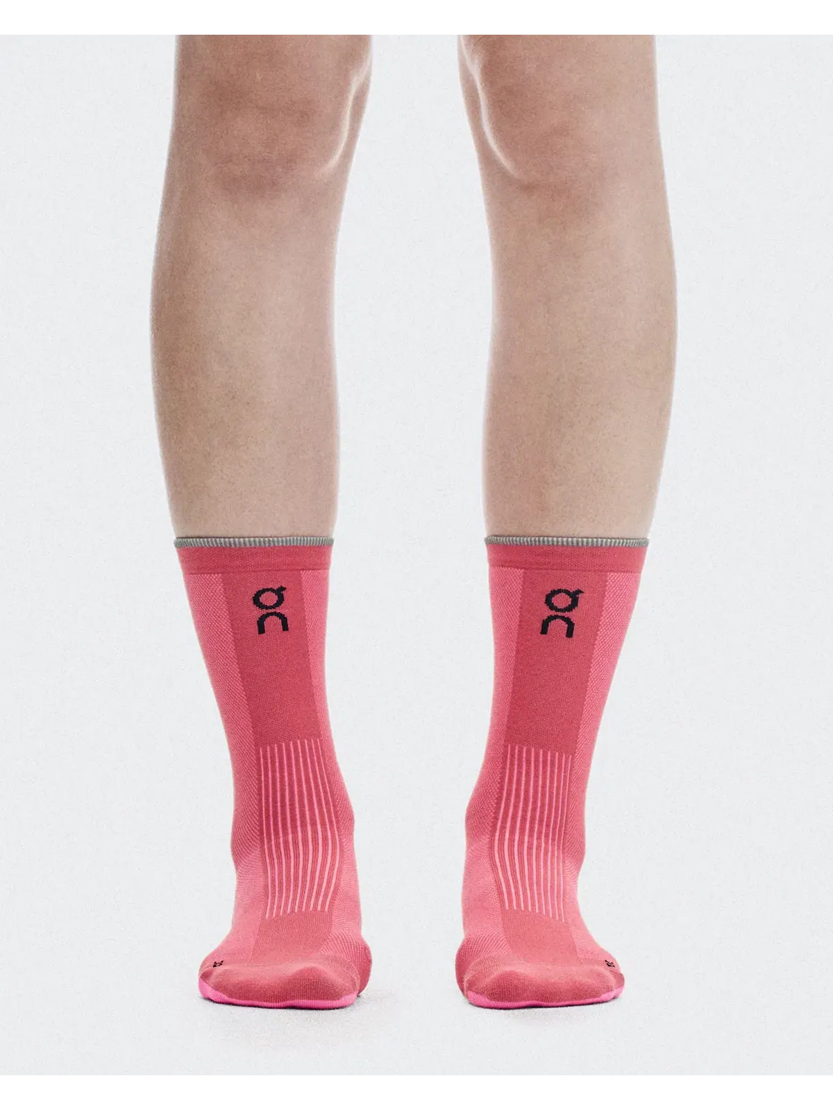 Высокие беговые носки с компрессионными зонами Elite Run Sock High On, Camellia Azalea — 2
