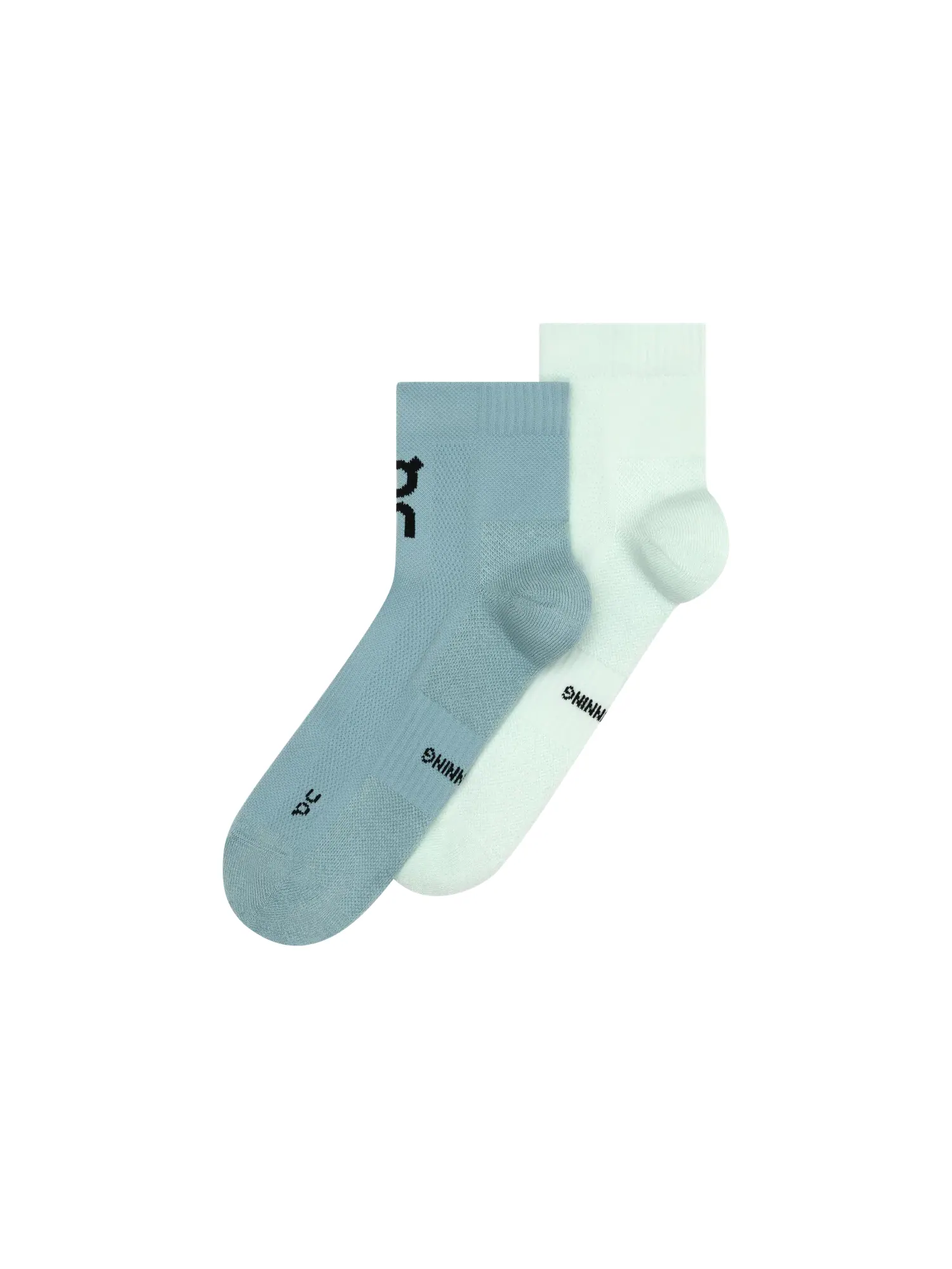 Носки для бега с усиленной амортизацией комплект 2 пары Core Run Sock Mid On, Flurry Wash — 1