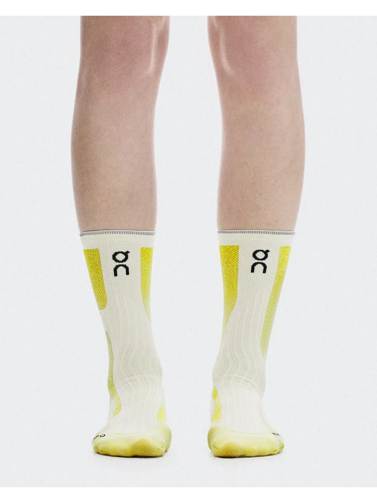 Высокие беговые носки с терракотовыми зонами амортизации Elite Run Sock High Hyper On — 2