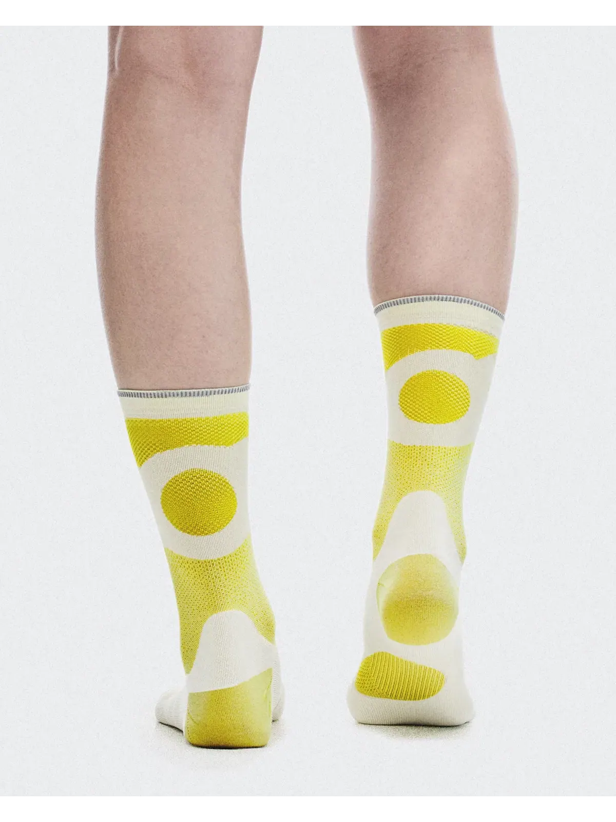 Высокие беговые носки с терракотовыми зонами амортизации Elite Run Sock High Hyper On — 4