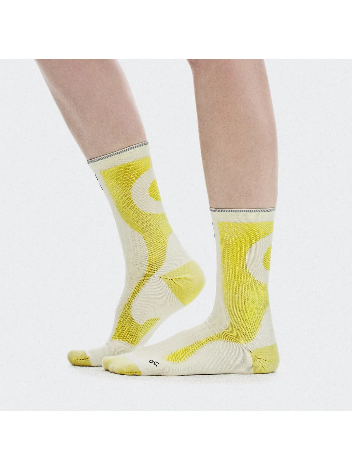 Высокие беговые носки с терракотовыми зонами амортизации Elite Run Sock High Hyper On — 5