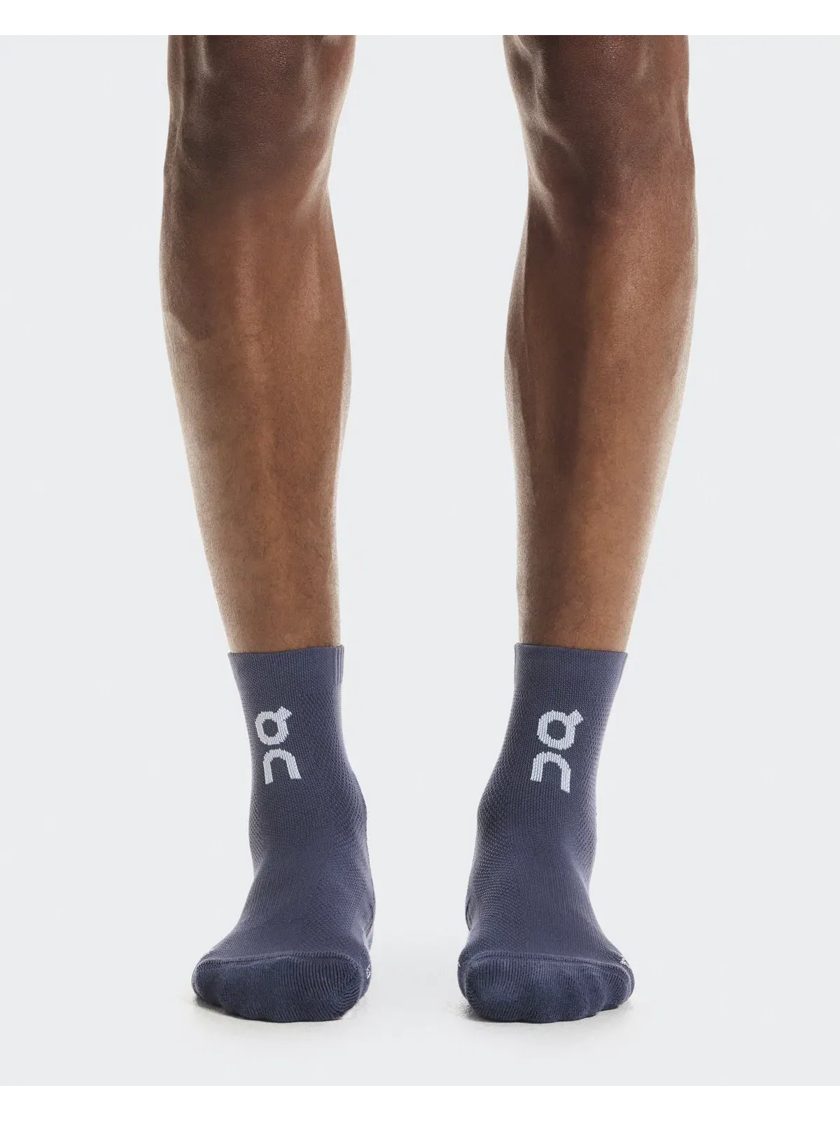 Носки для бега с усиленной амортизацией комплект 2 пары Core Run Sock Mid On, Sailor/Flint — 2