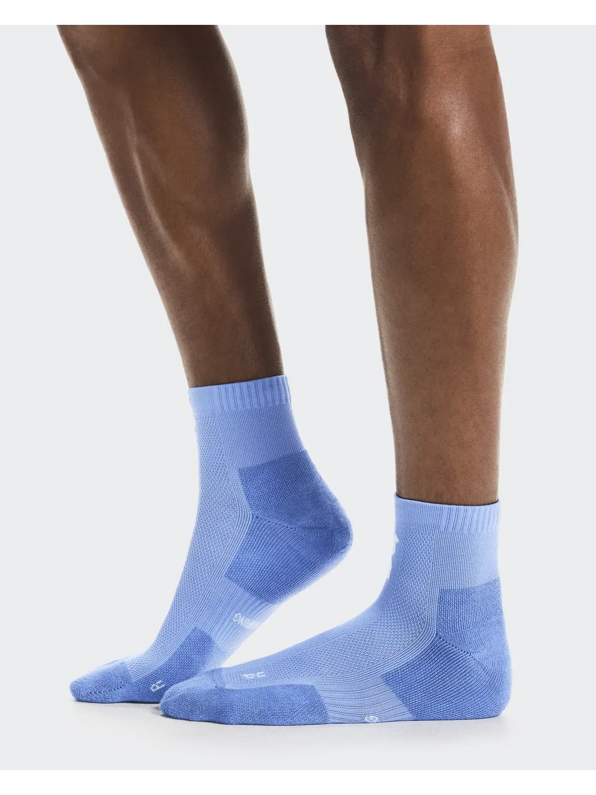 Носки для бега с усиленной амортизацией комплект 2 пары Core Run Sock Mid On, Sailor/Flint — 3