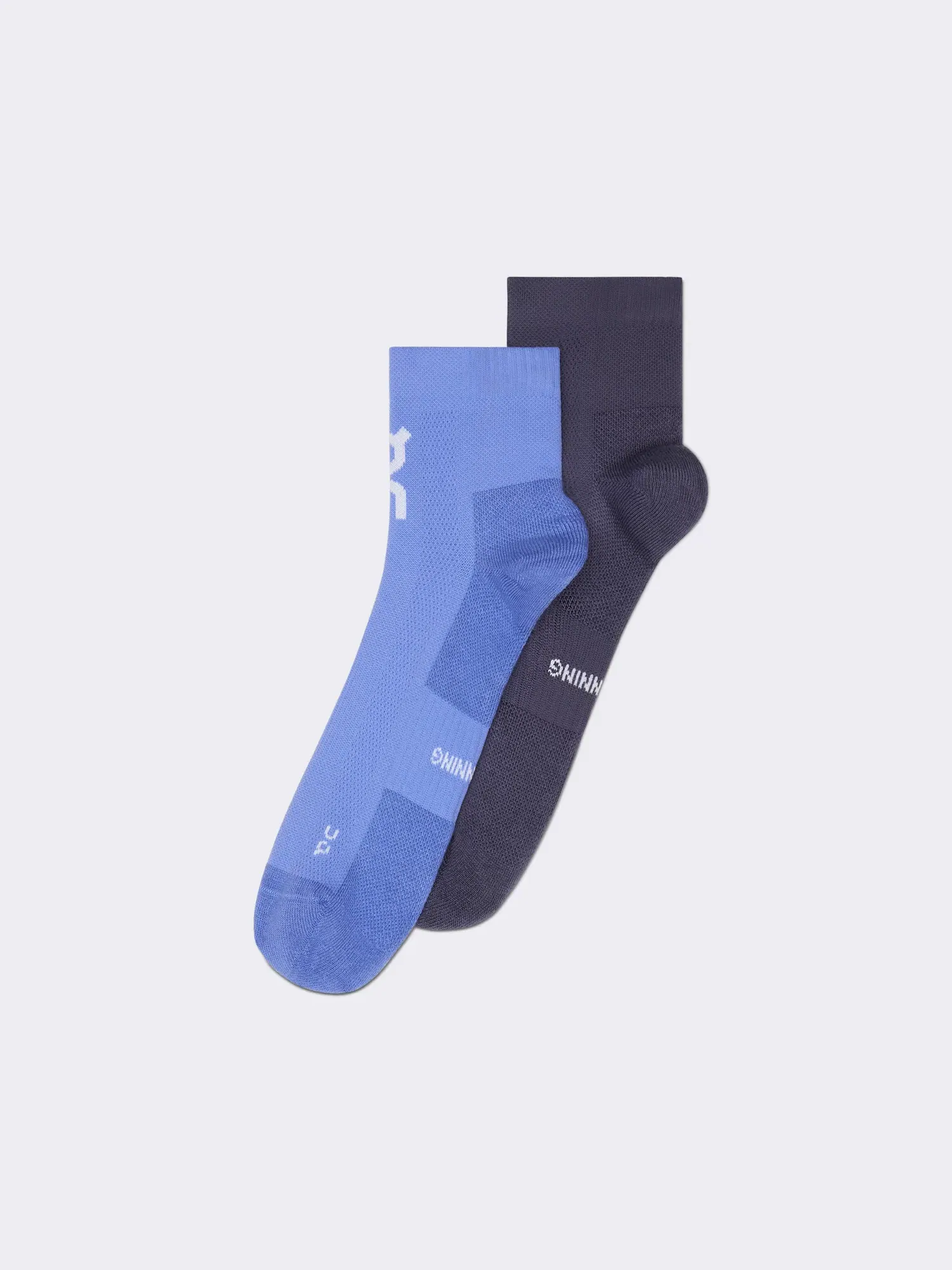 Носки для бега с усиленной амортизацией комплект 2 пары Core Run Sock Mid On, Sailor/Flint — 5