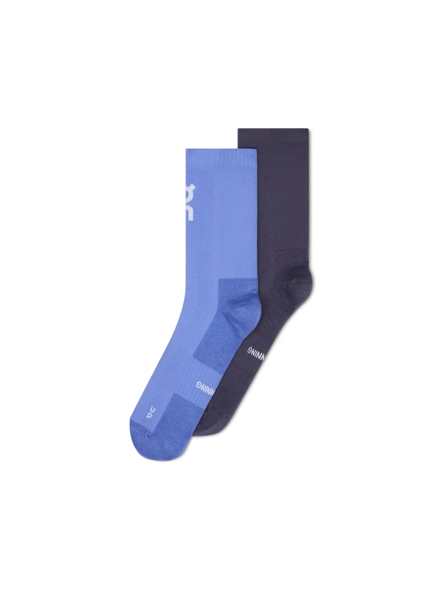Высокие носки для бега с усиленной амортизацией, комплект из двух пар, Core Run Sock High 2P, On, Sailor/Flint — 1