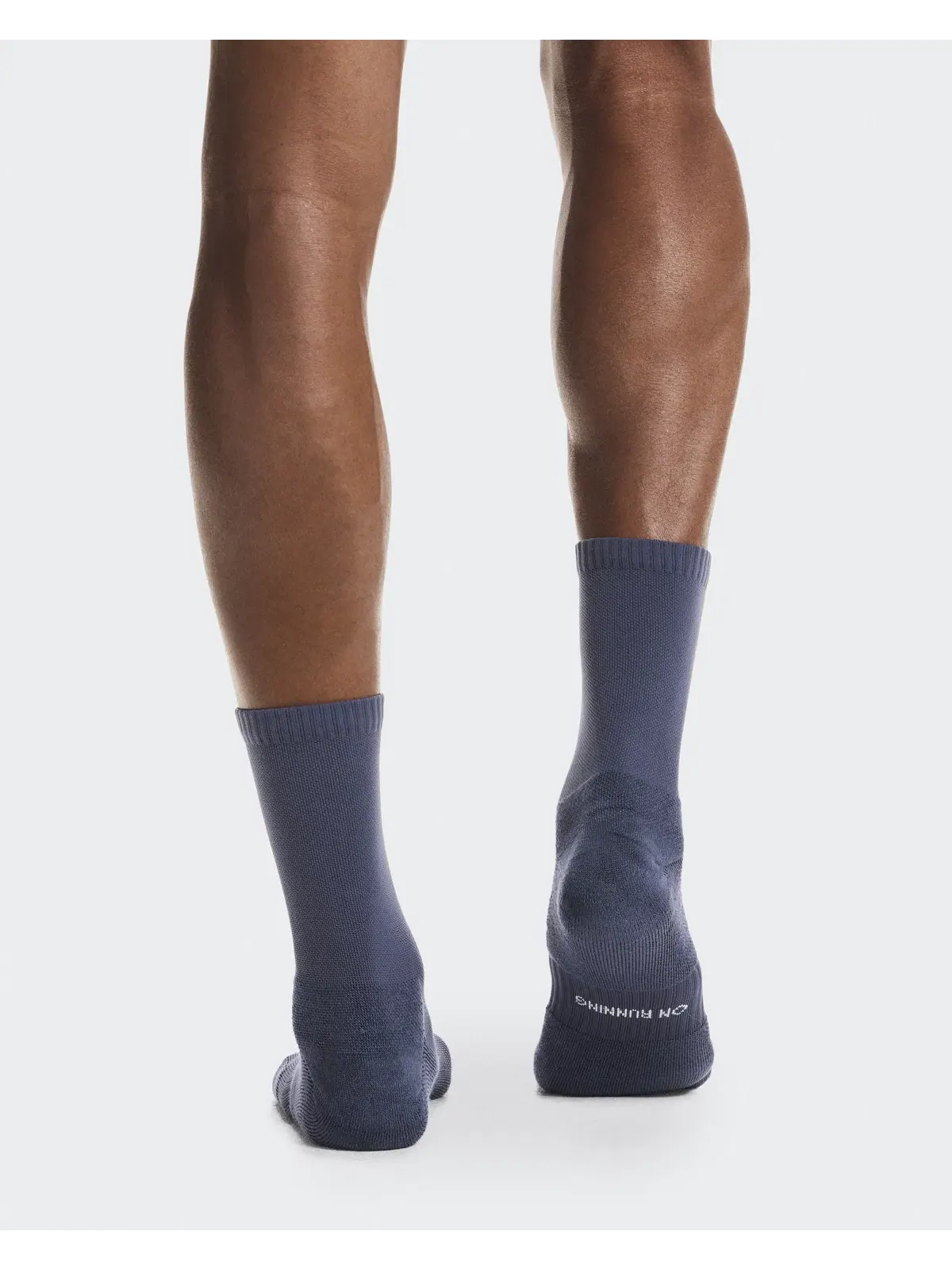 Высокие носки для бега с усиленной амортизацией, комплект из двух пар, Core Run Sock High 2P, On, Sailor/Flint — 4