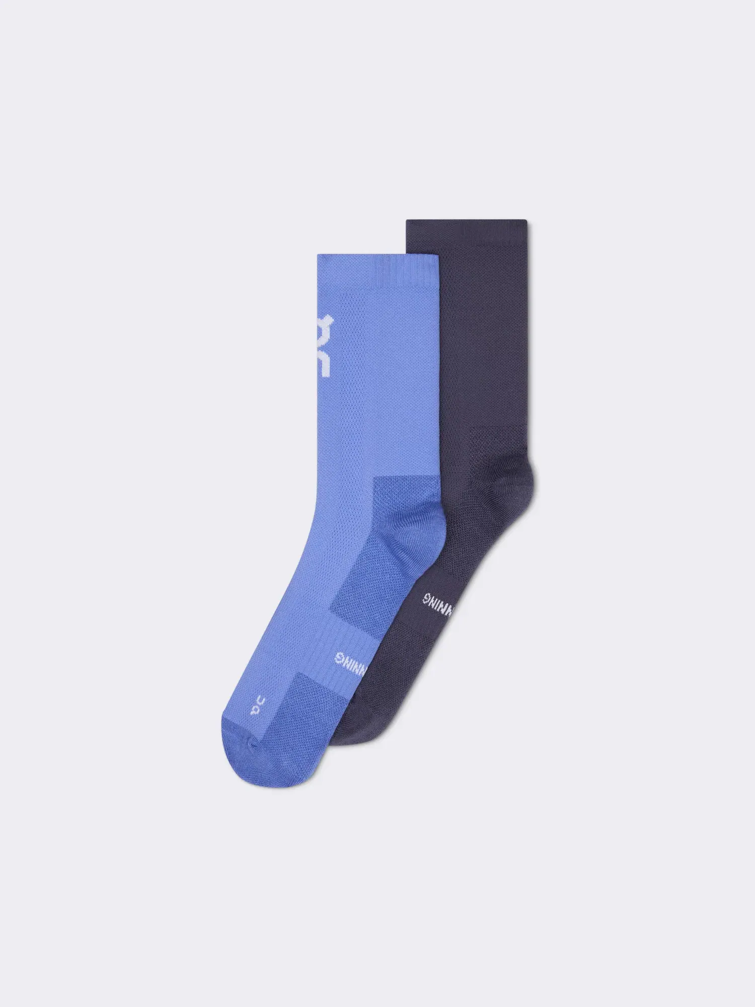 Высокие носки для бега с усиленной амортизацией, комплект из двух пар, Core Run Sock High 2P, On, Sailor/Flint — 5