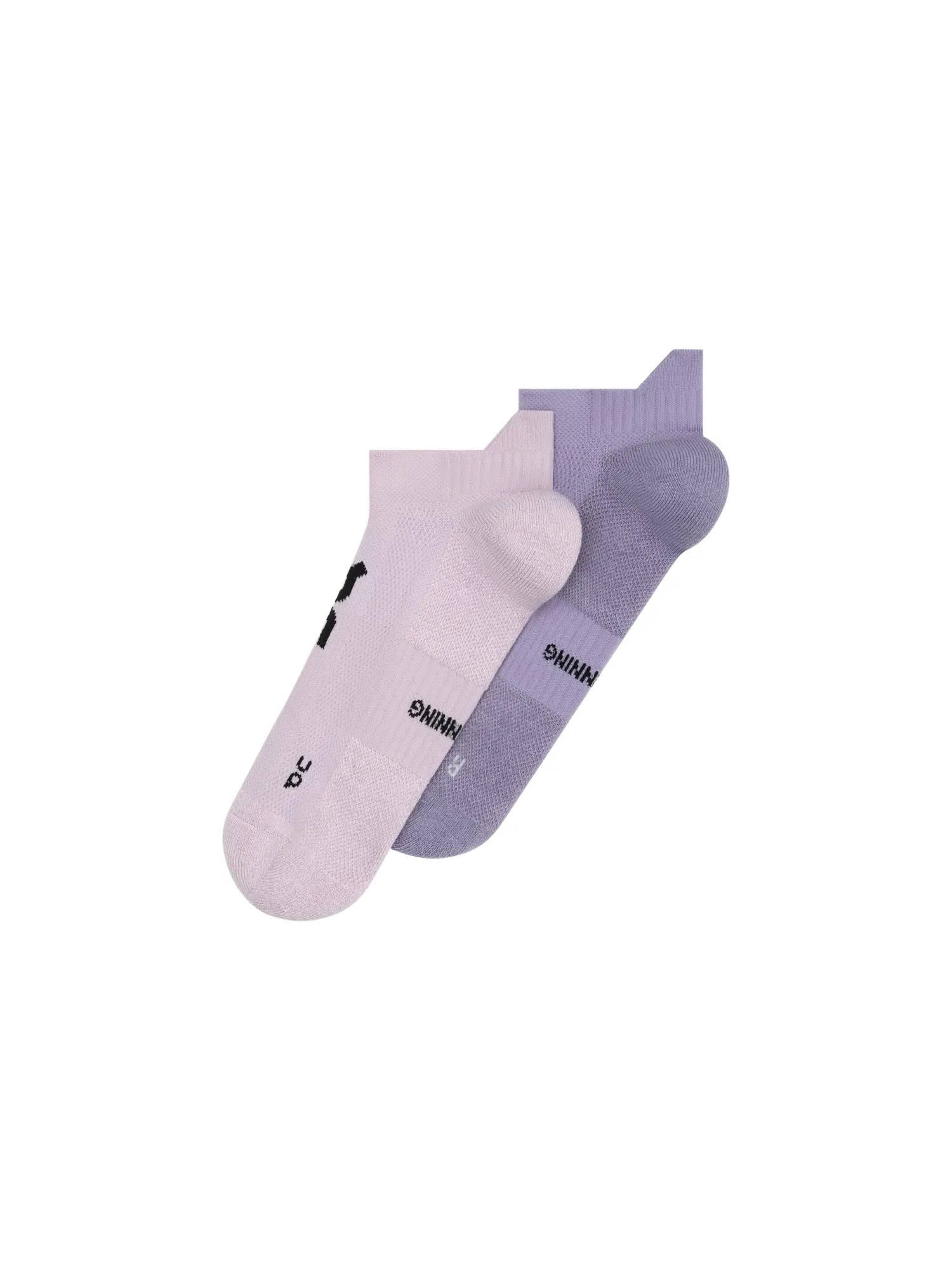 Детские низкие носки для бега с амортизацией комплект 2 пары Core Run Sock Low On, Foxglove/Mallow — 1