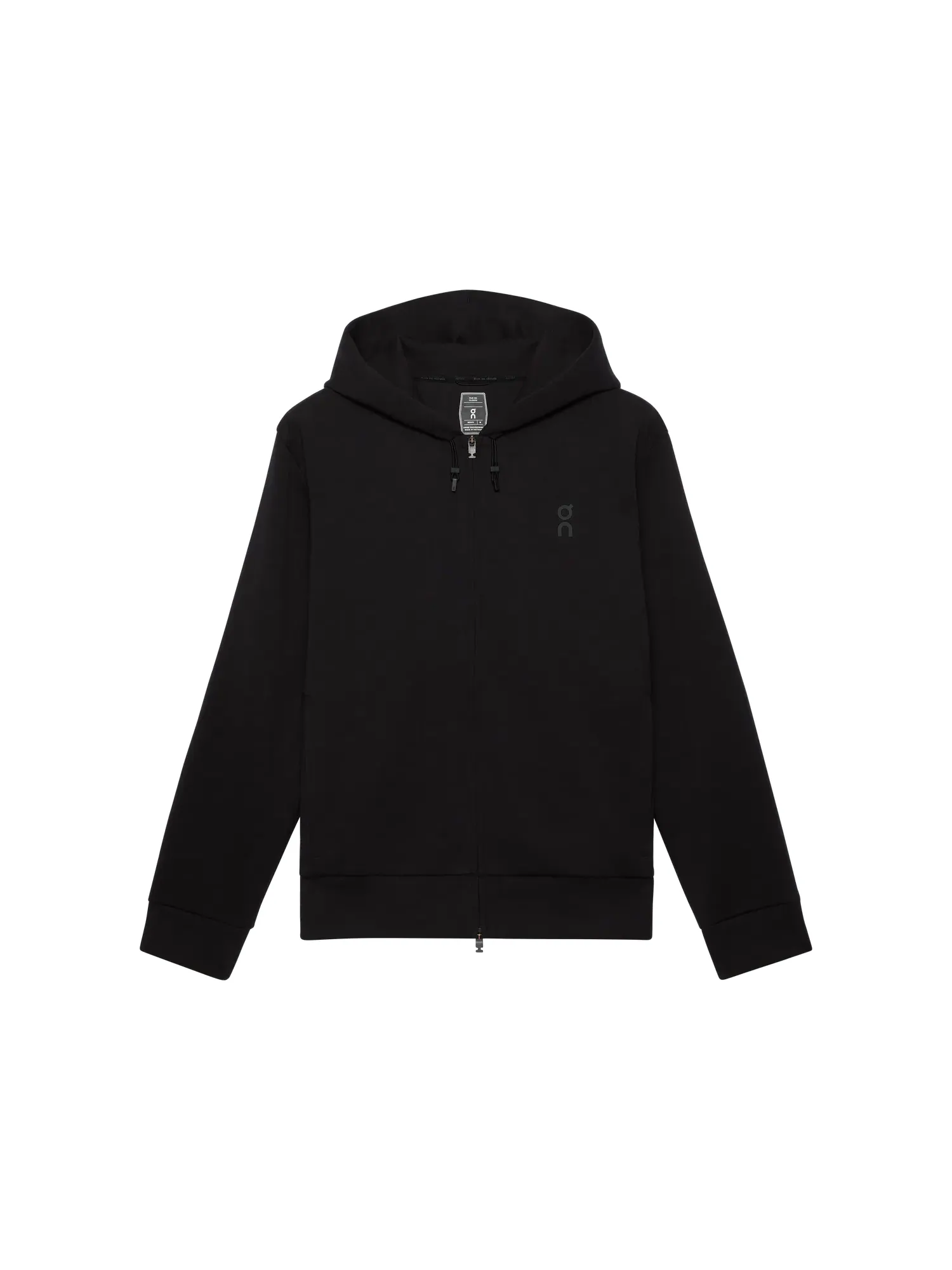 Мужское худи на молнии с карманами Focus Tech Zip Hoodie On — 1