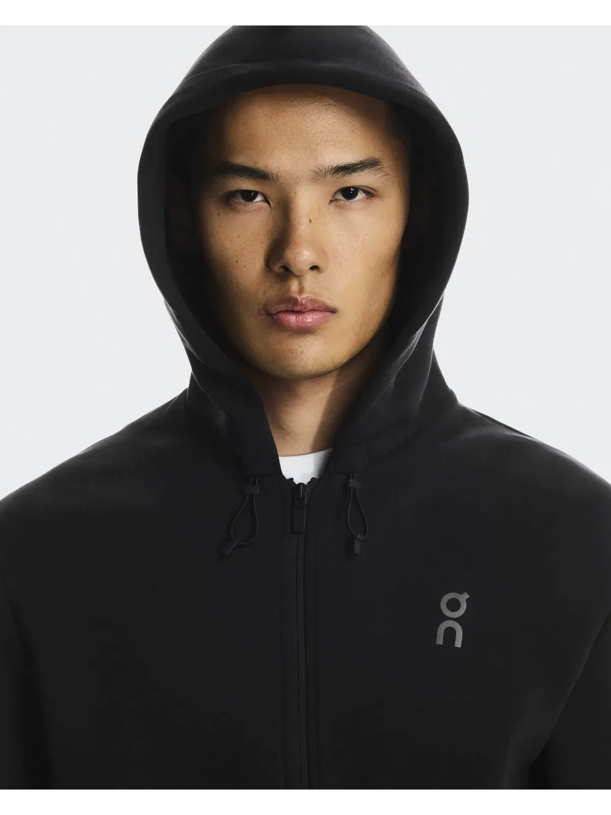 Мужское худи на молнии с карманами Focus Tech Zip Hoodie On — 5