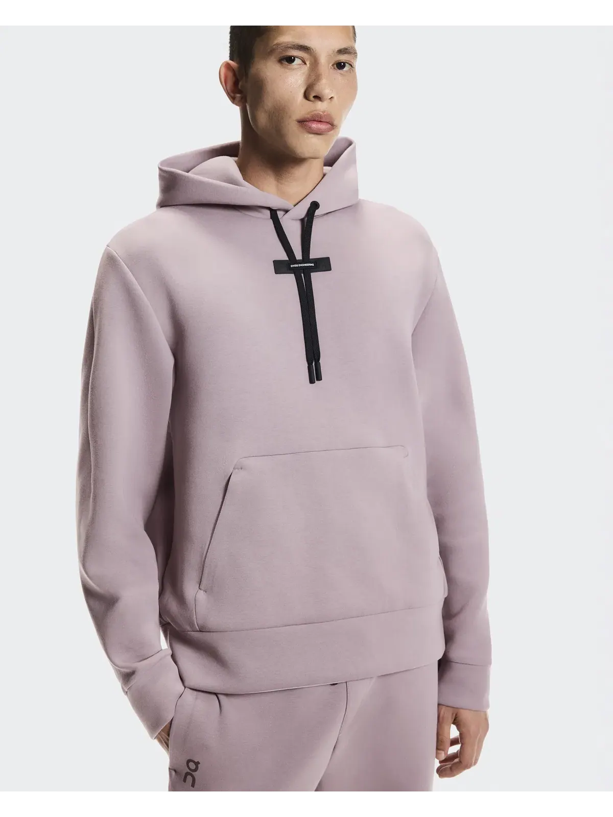 Мужское худи с карманом-кенгуру Focus Tech Hoodie On, Heron — 4
