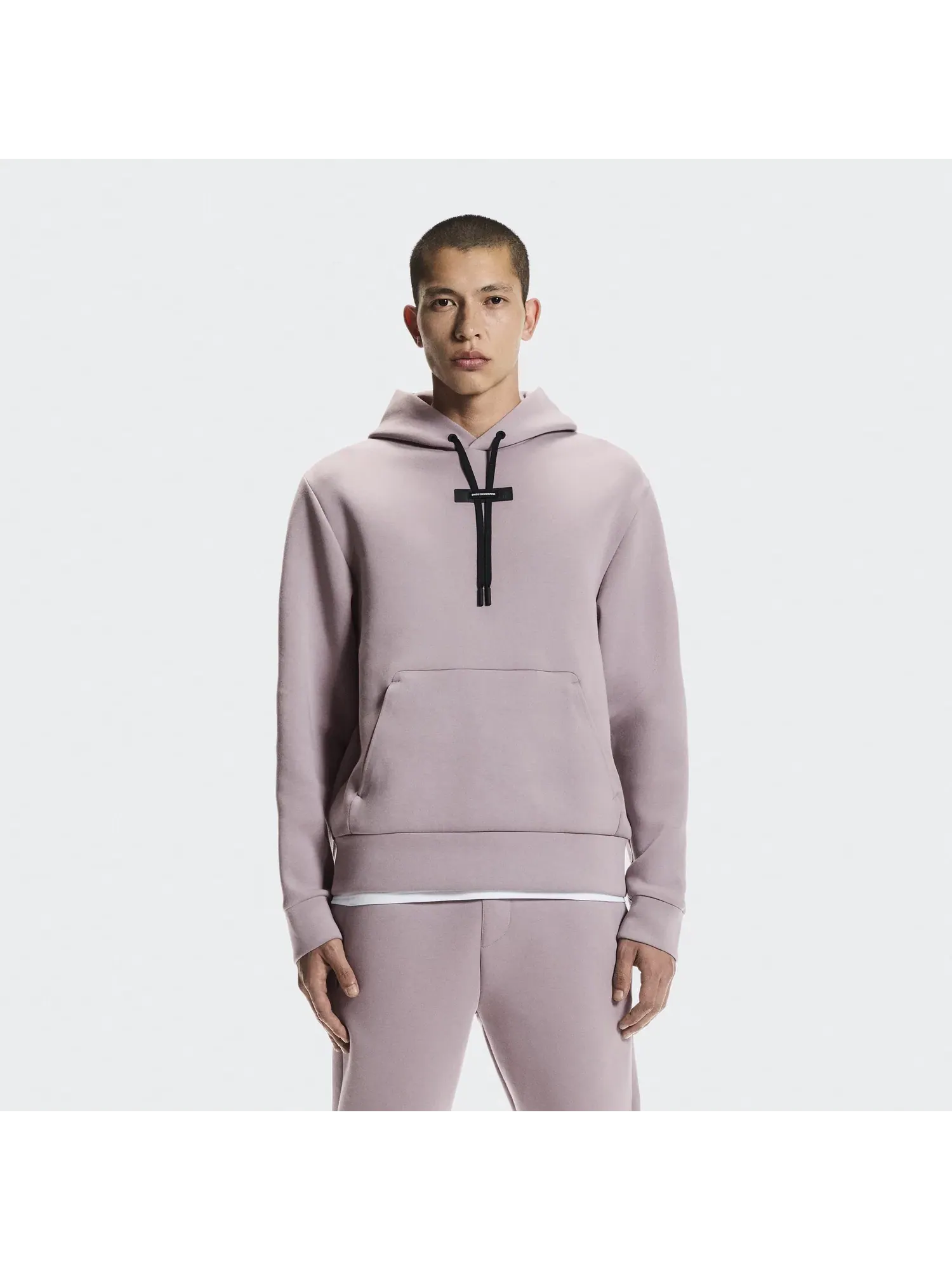 Мужское худи с карманом-кенгуру Focus Tech Hoodie On, Heron — 10