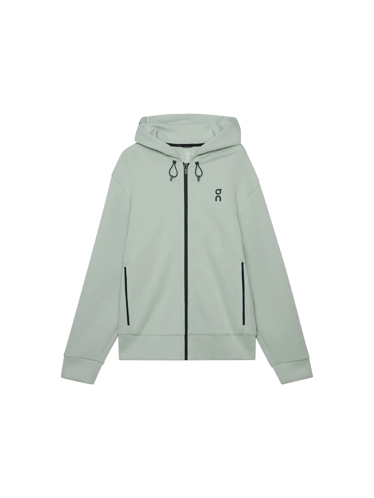 Мужское худи на молнии с карманами Focus Tech Zip Hoodie On — 1