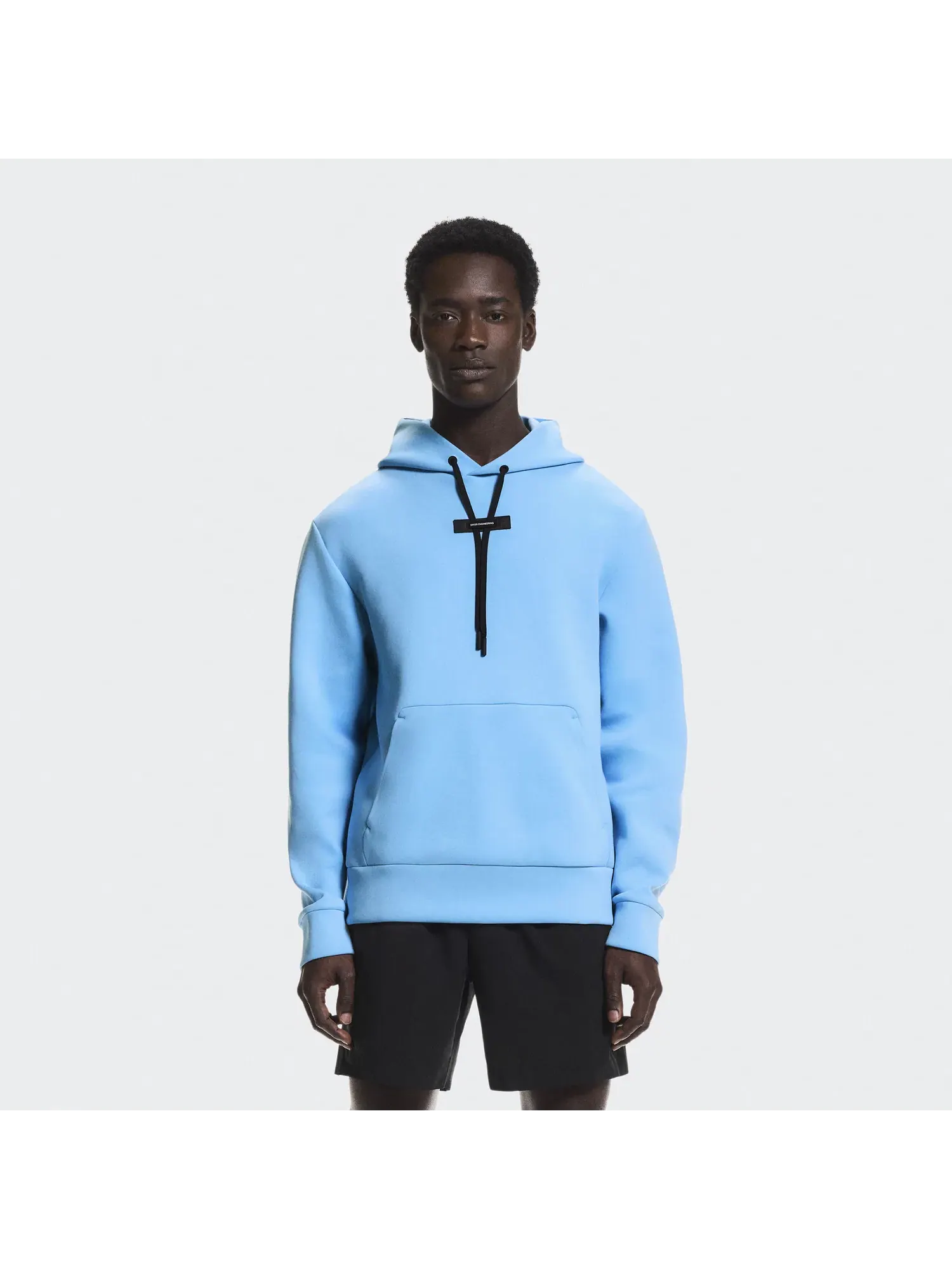 Мужское худи с карманом-кенгуру Focus Tech Hoodie On, Gourami — 9
