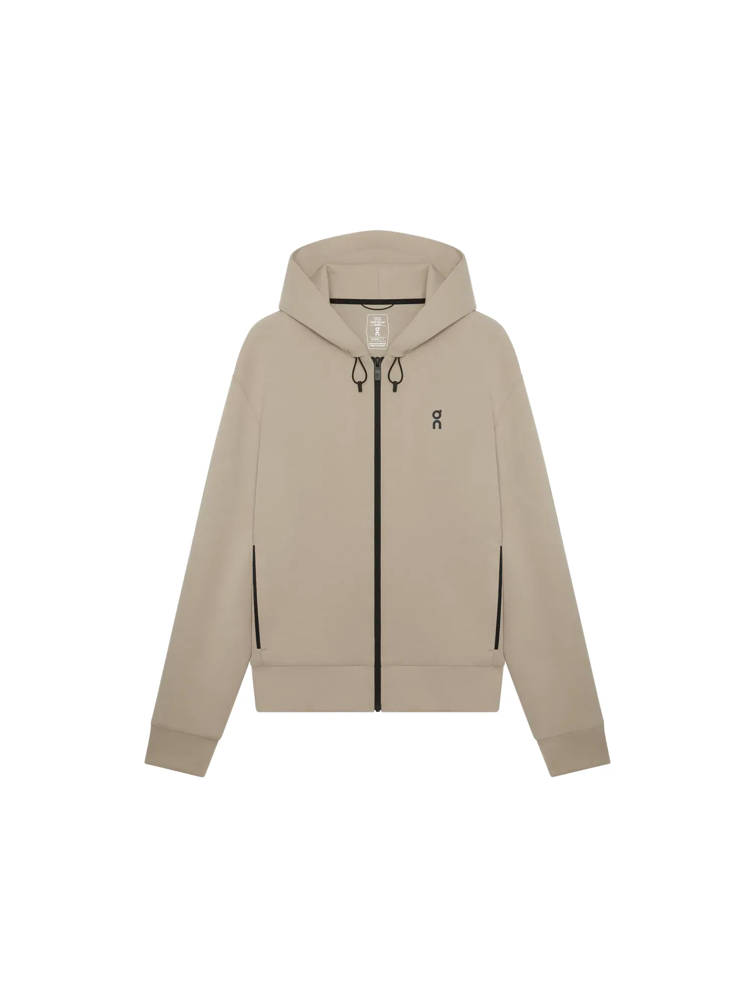 Женское худи на молнии с карманами Focus Tech Zip Hoodie On — 1