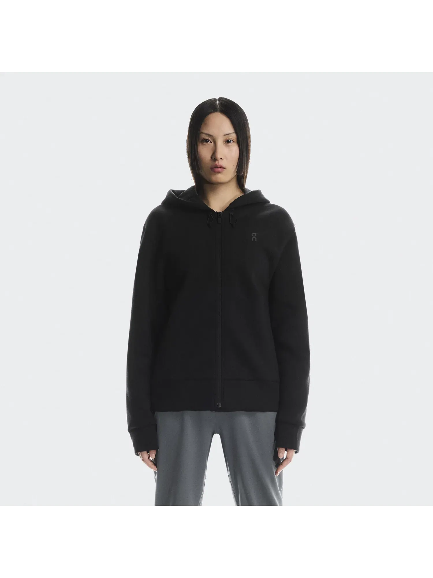 Женское худи на молнии с карманами Focus Tech Zip Hoodie On — 8