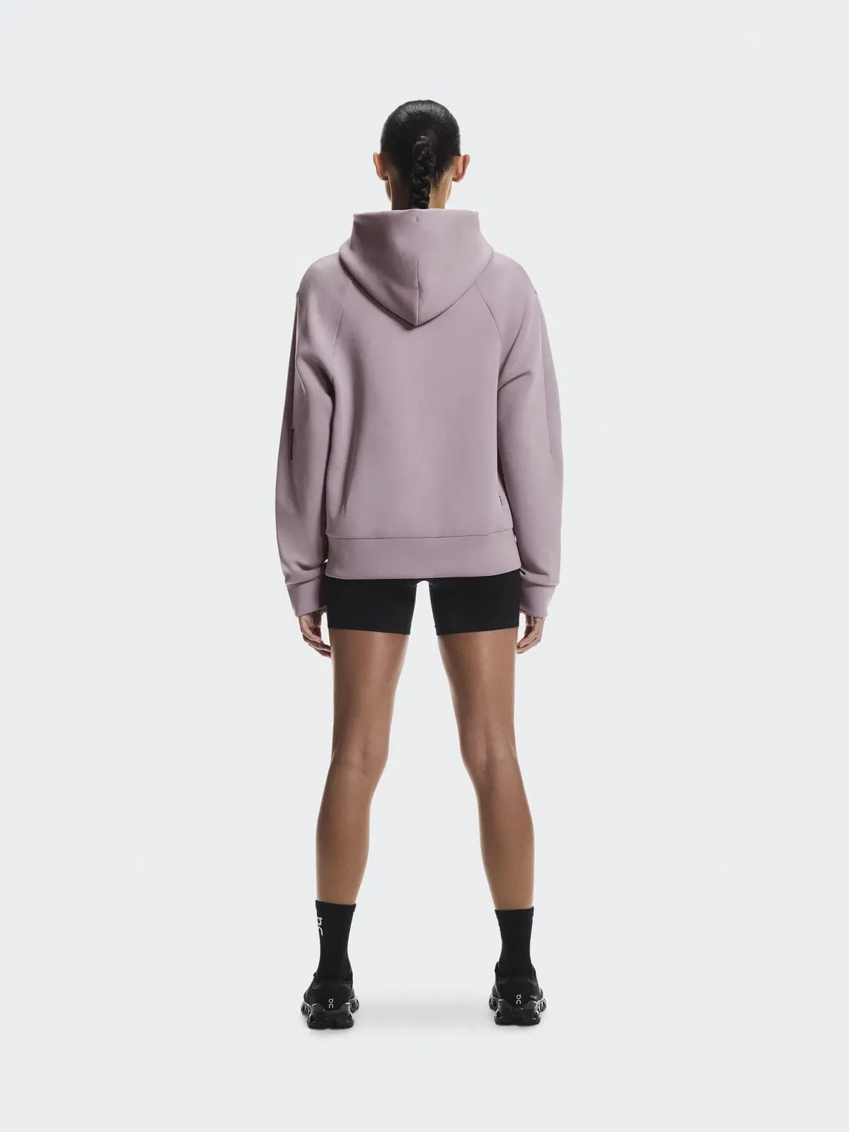 Женское худи на молнии с карманами Focus Tech Zip Hoodie On, Heron — 3