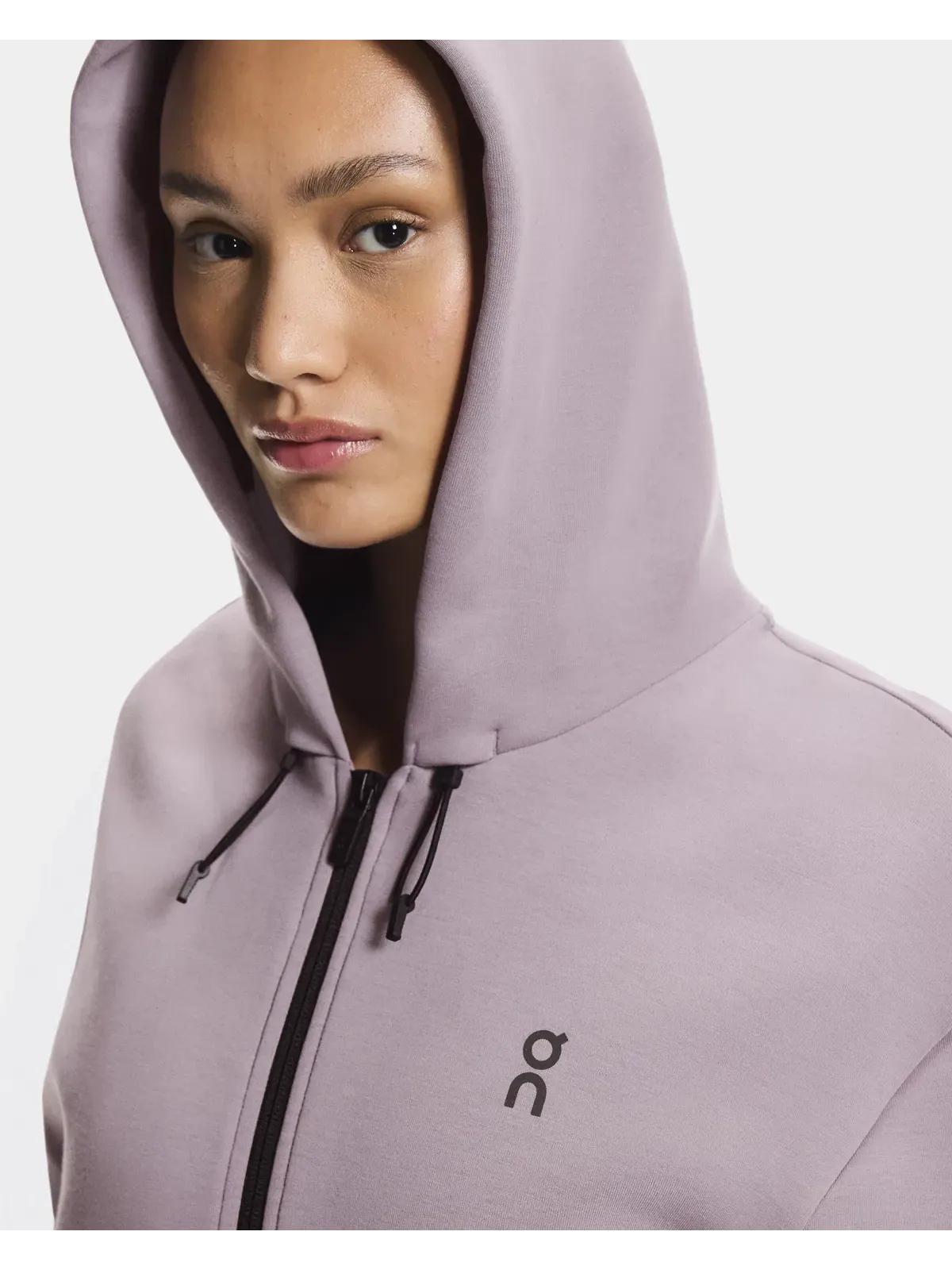 Женское худи на молнии с карманами Focus Tech Zip Hoodie On, Heron — 6