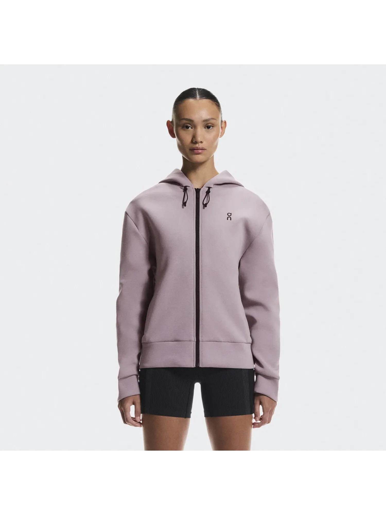 Женское худи на молнии с карманами Focus Tech Zip Hoodie On, Heron — 9