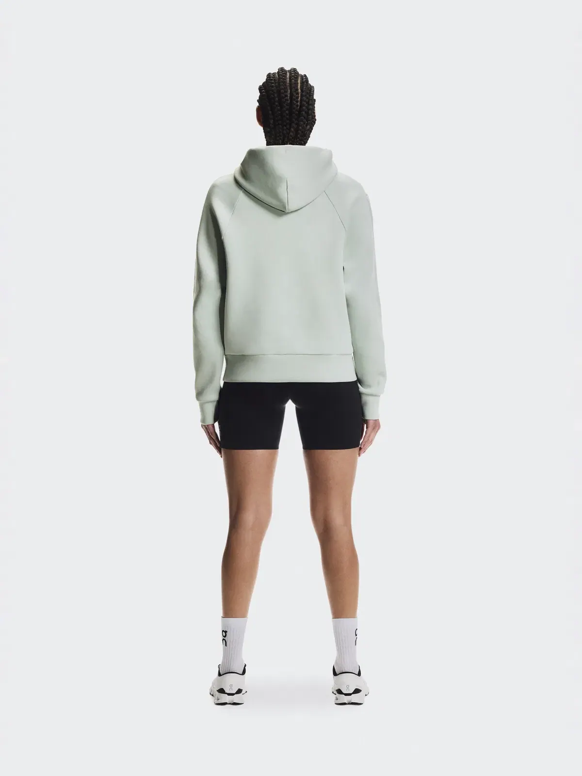 Женское худи на молнии с карманами Focus Tech Zip Hoodie On — 3