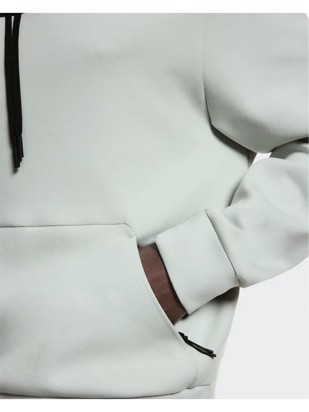 Мужское худи с капюшоном и кенгуру-карманом на молнии Focus Tech Hoodie On — 7