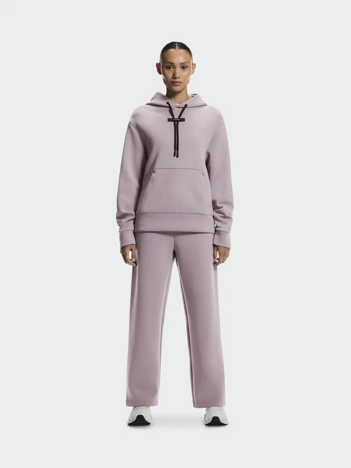 Женское худи с карманом-кенгуру Focus Tech Hoodie On, Heron — 2