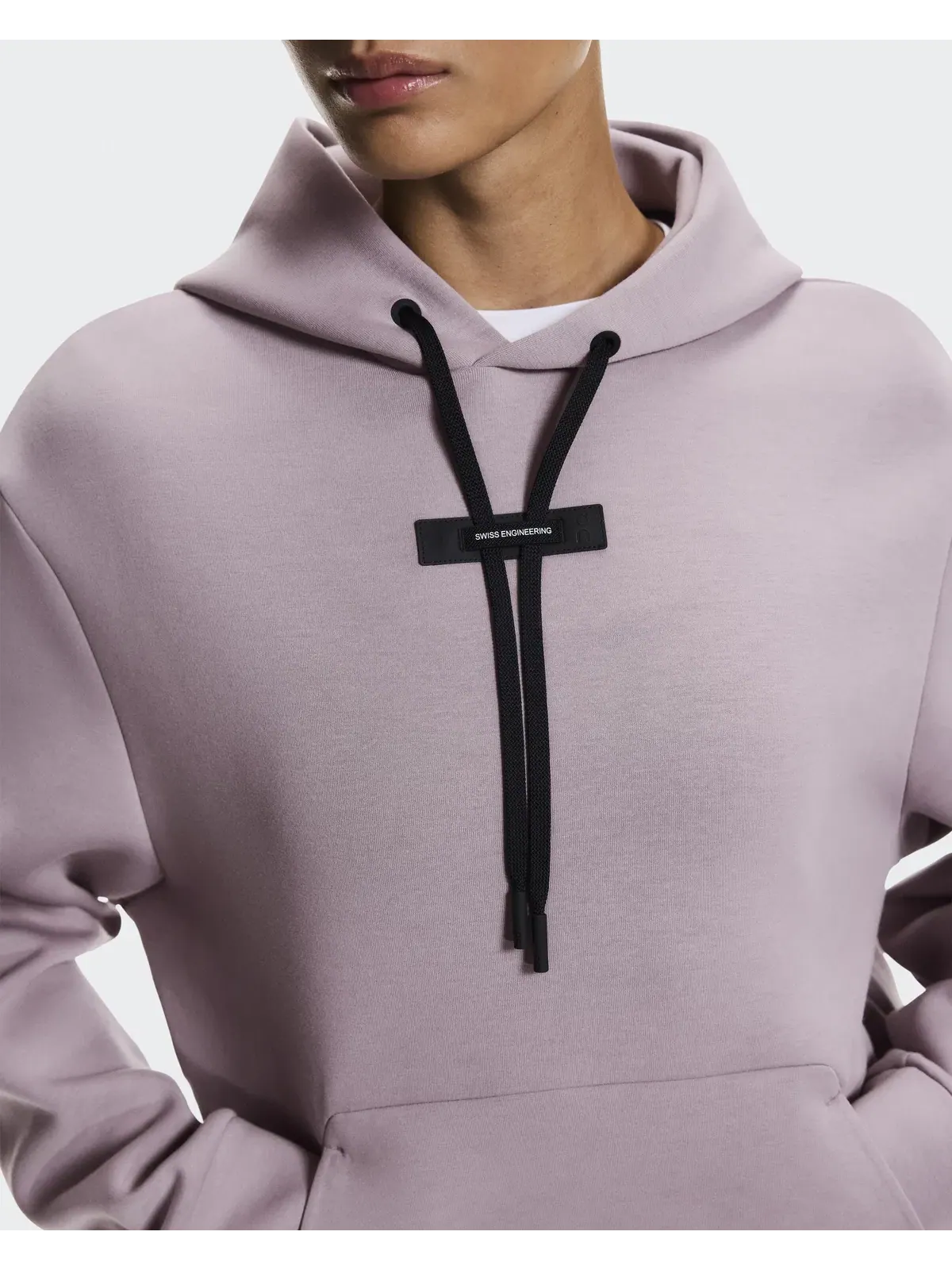 Женское худи с карманом-кенгуру Focus Tech Hoodie On, Heron — 5