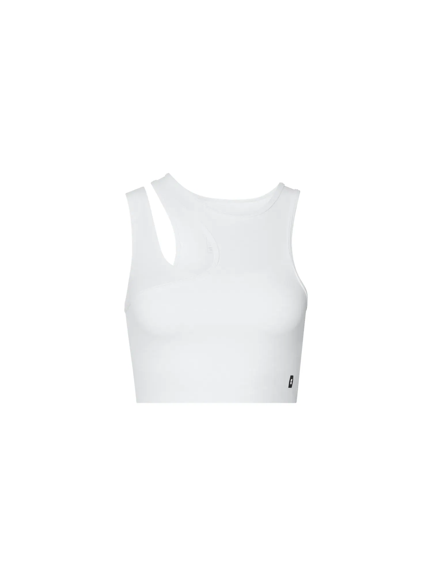 Женский топ-кроп без рукавов с асимметричным дизайном Studio Asymmetric Crop On — 1