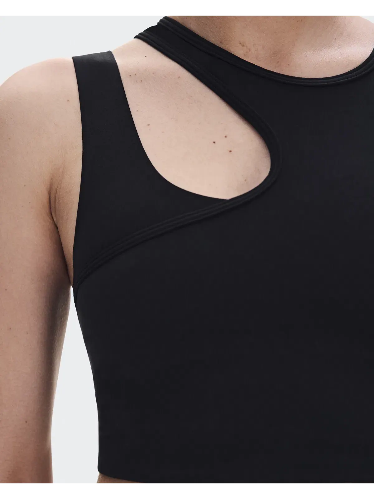 Женский топ без рукавов с асимметричным дизайном Studio Asymmetric Crop On — 3