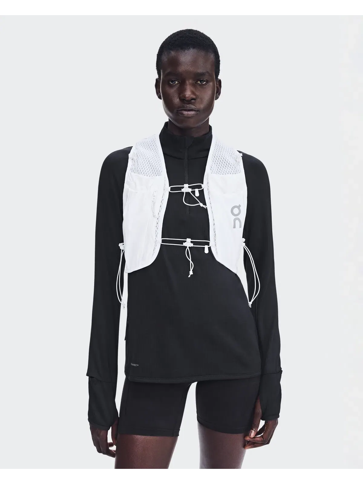 Женский лонгслив утепленный с потайным карманом Climate Shirt On — 5